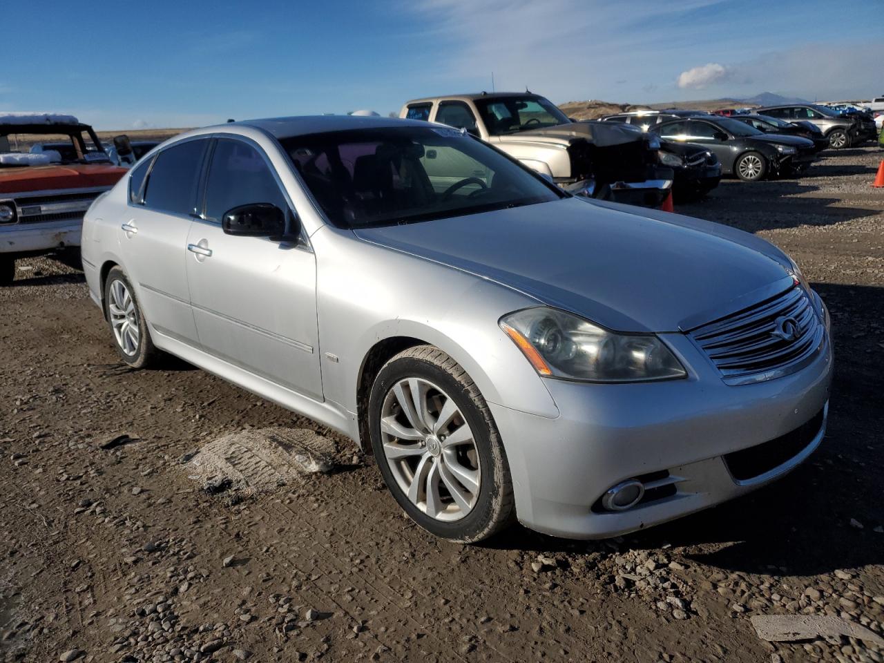 2008 Infiniti M35 Base Silver vin: JNKAY01E58M603293