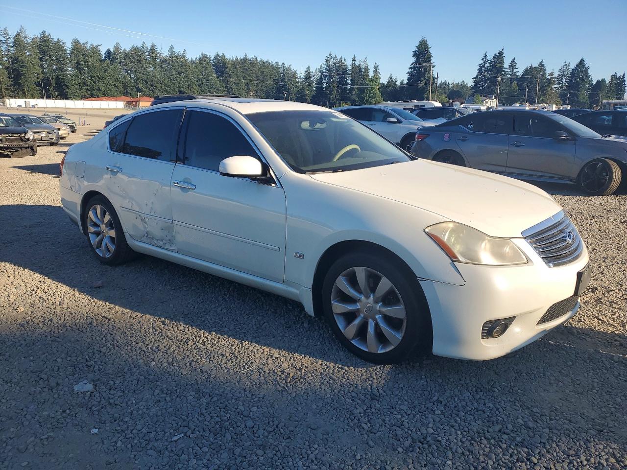2006 Infiniti M35 Base White vin: JNKAY01E66M104368