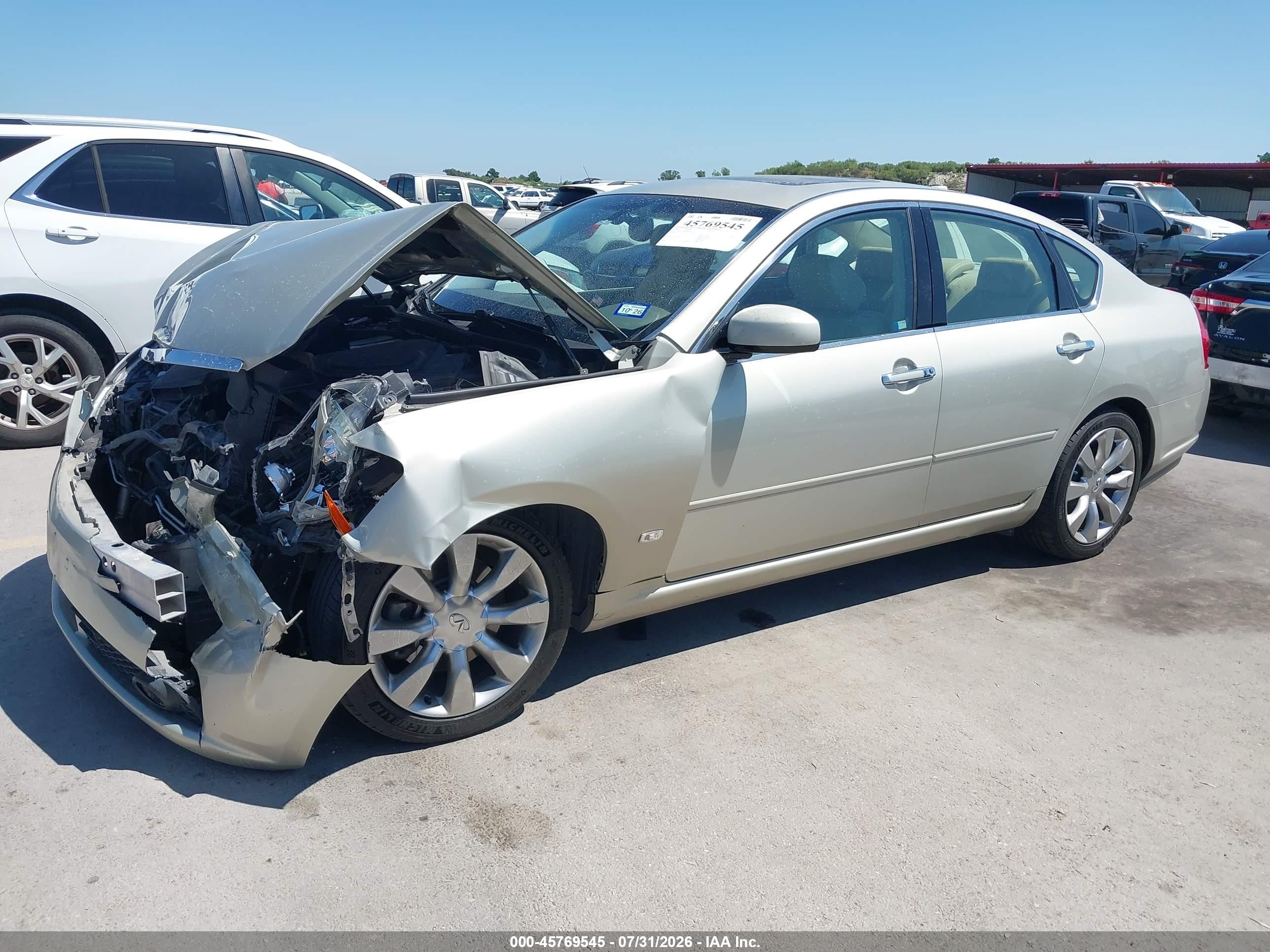 2006 Infiniti M35 Champagne vin: JNKAY01E66M109523