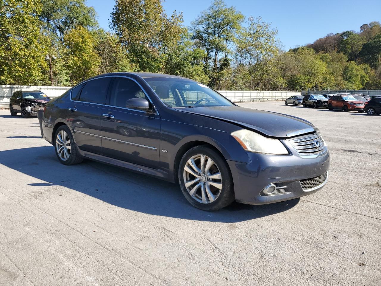 2008 Infiniti M35 Base Серый vin: JNKAY01E68M606719