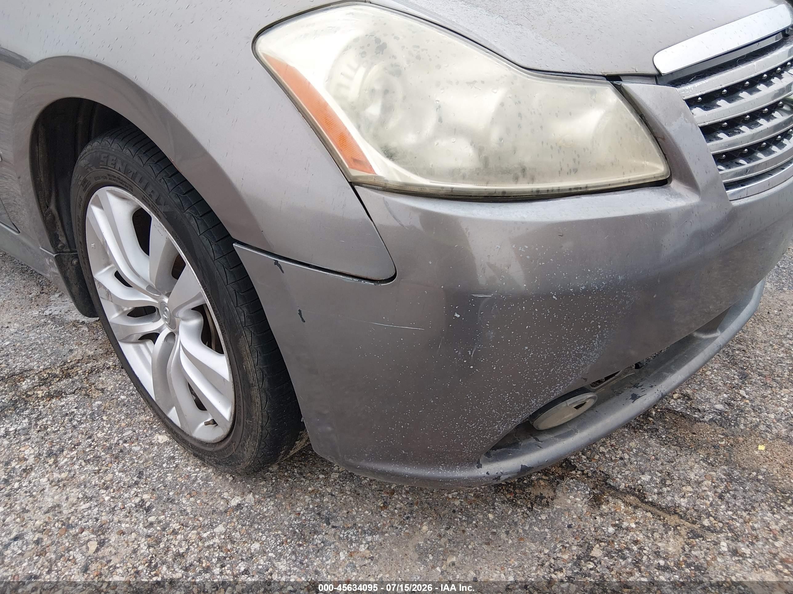 2008 Infiniti M35   Серый vin: JNKAY01E78M601285
