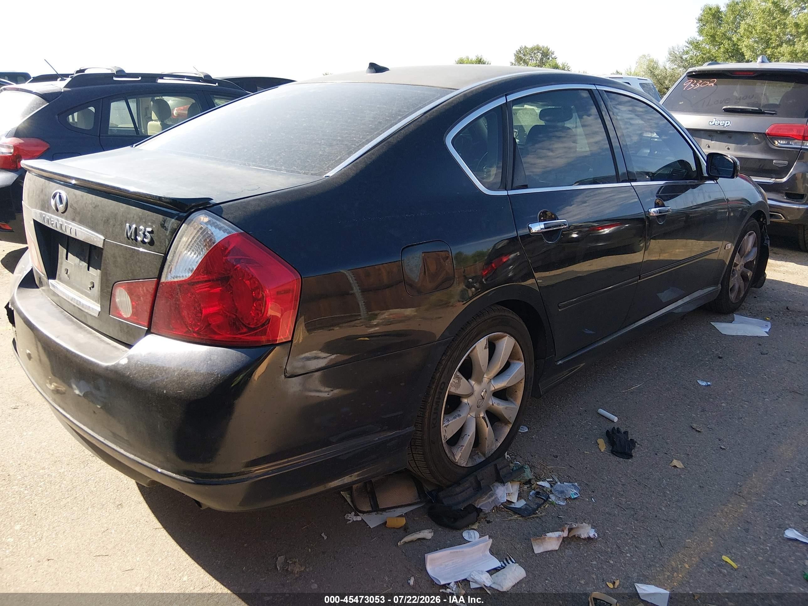 2006 Infiniti M35 Черный vin: JNKAY01E86M107742