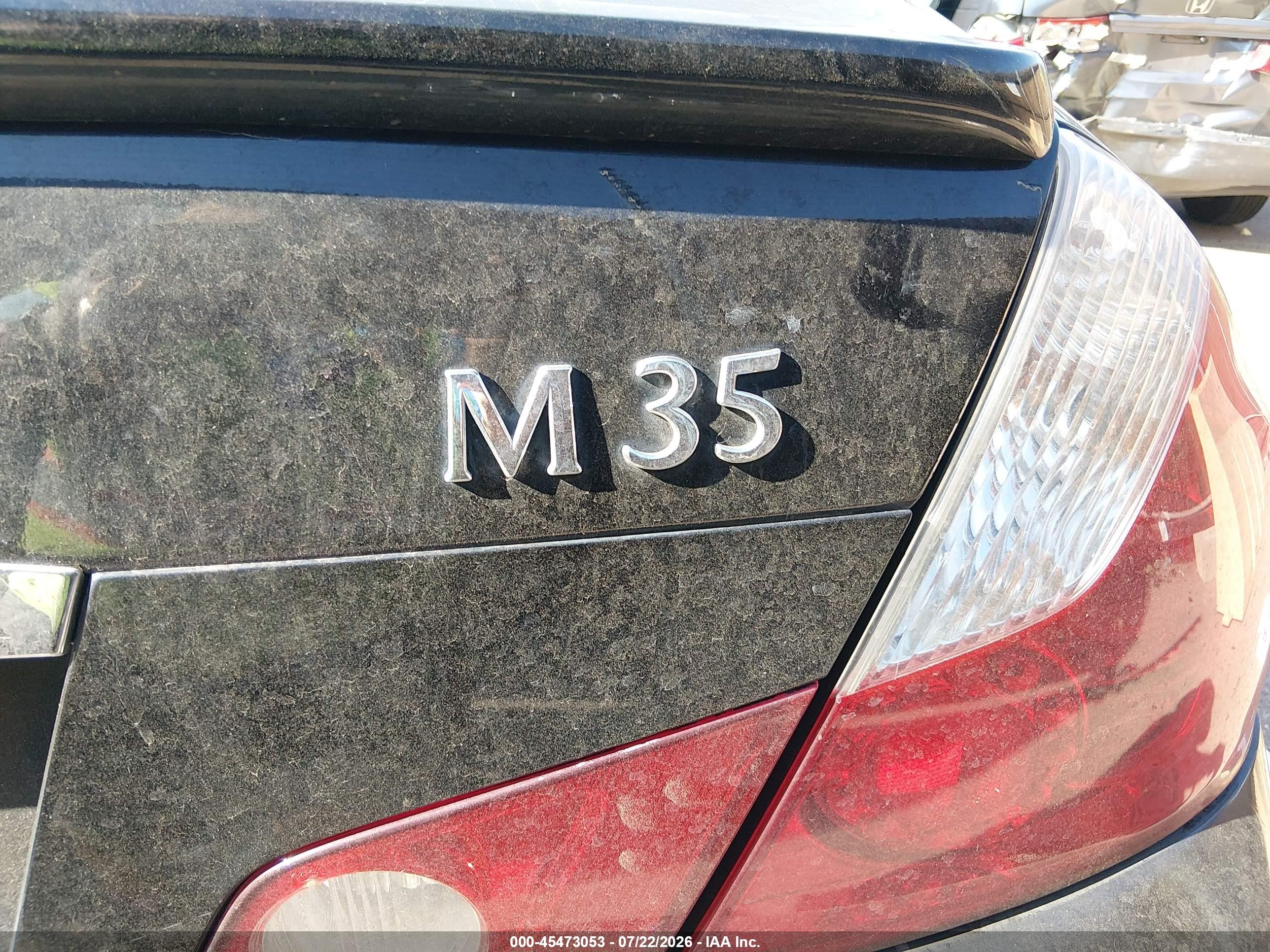 2006 Infiniti M35 Черный vin: JNKAY01E86M107742
