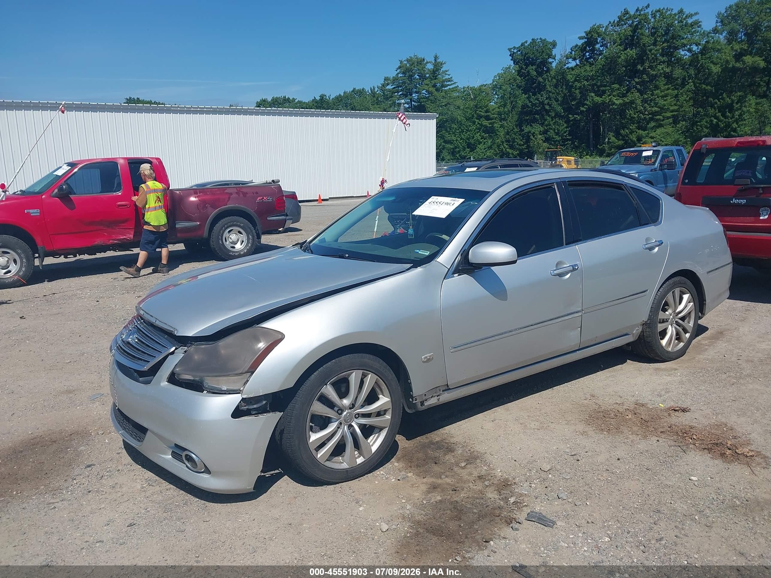 2008 Infiniti M35   Silver vin: JNKAY01E88M605068