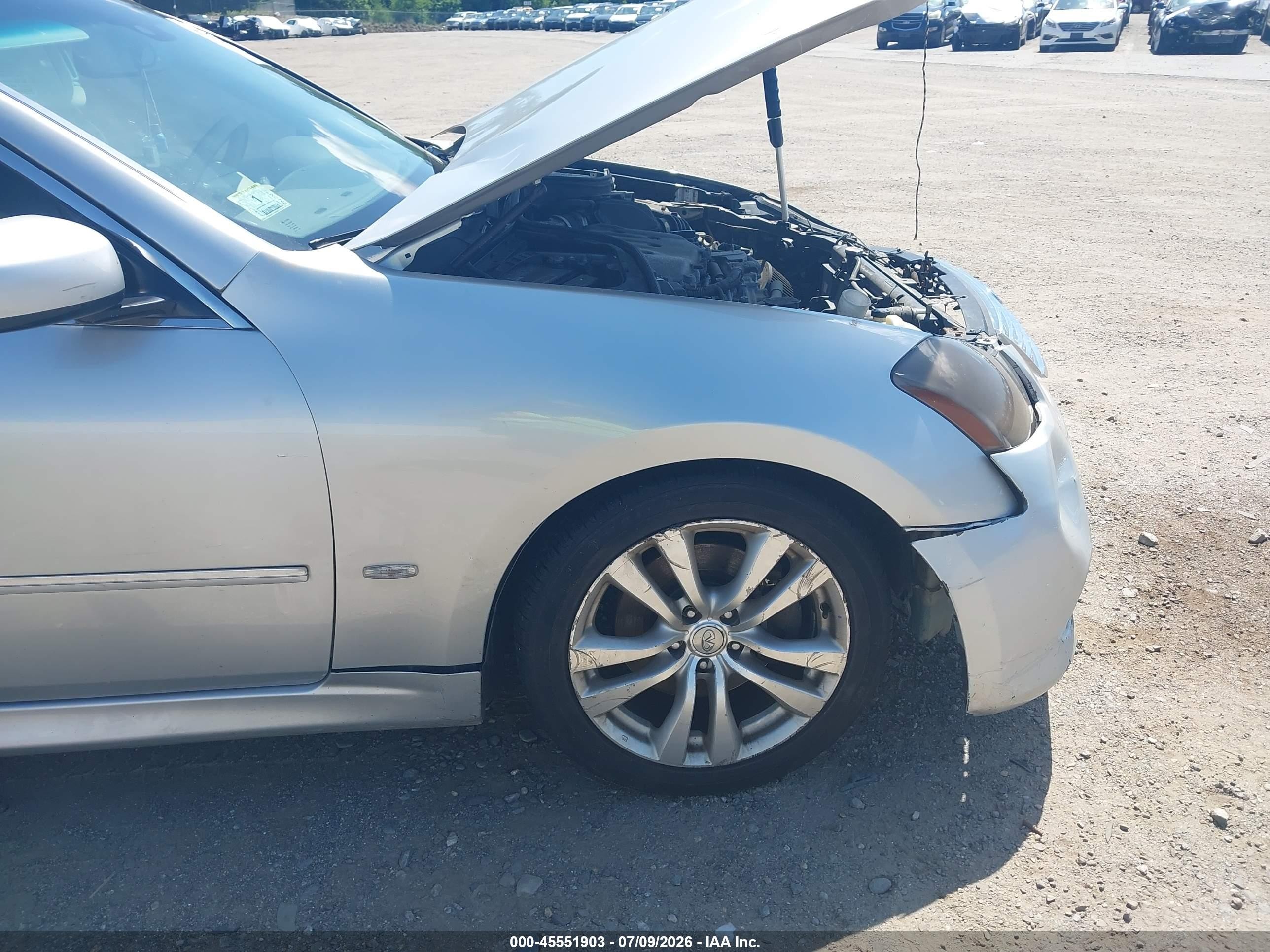 2008 Infiniti M35   Silver vin: JNKAY01E88M605068