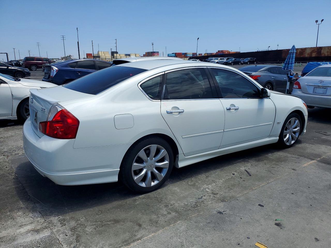 2007 Infiniti M35 Base White vin: JNKAY01E97M309233