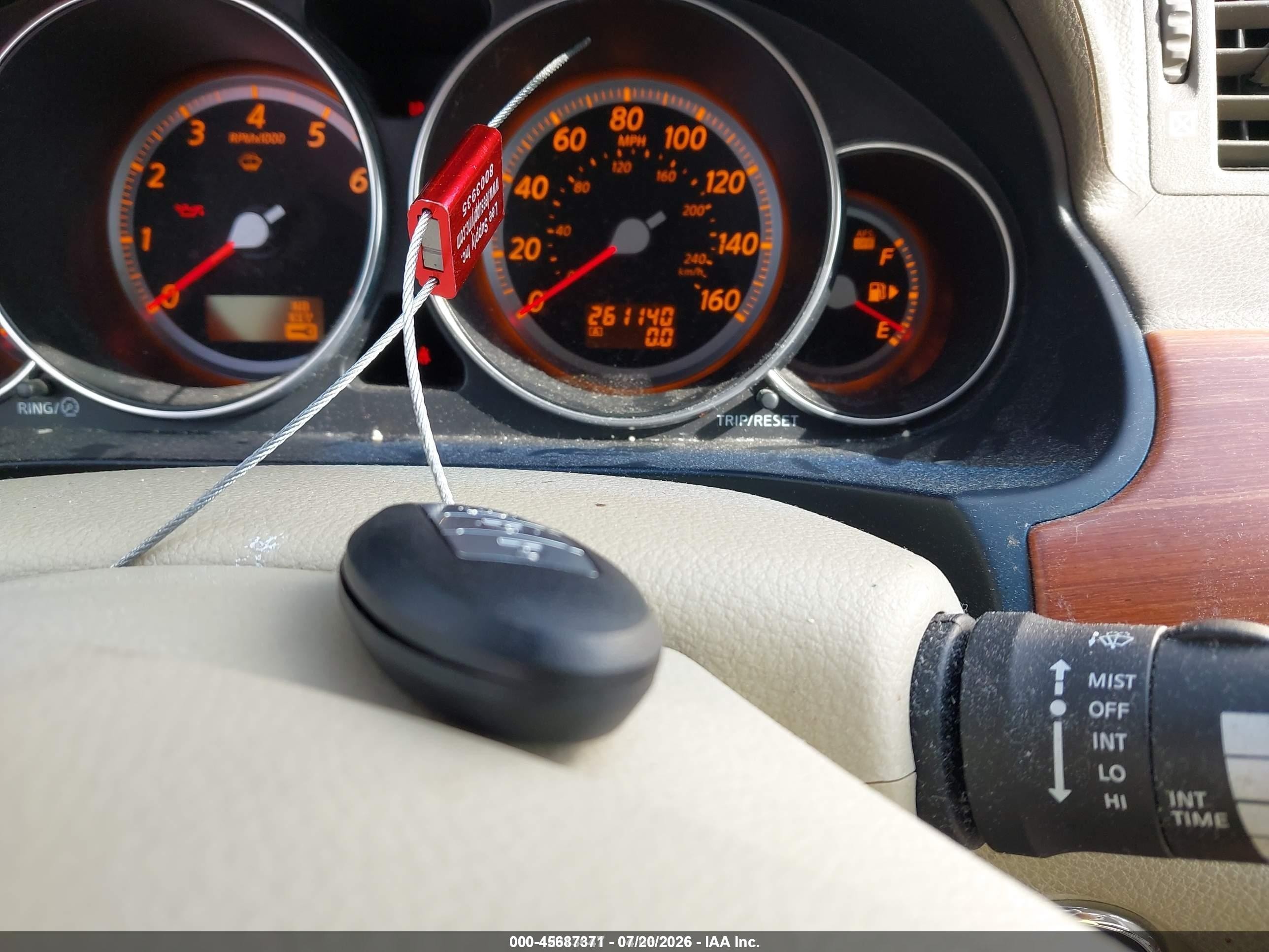 2007 Infiniti M35   White vin: JNKAY01E97M311743