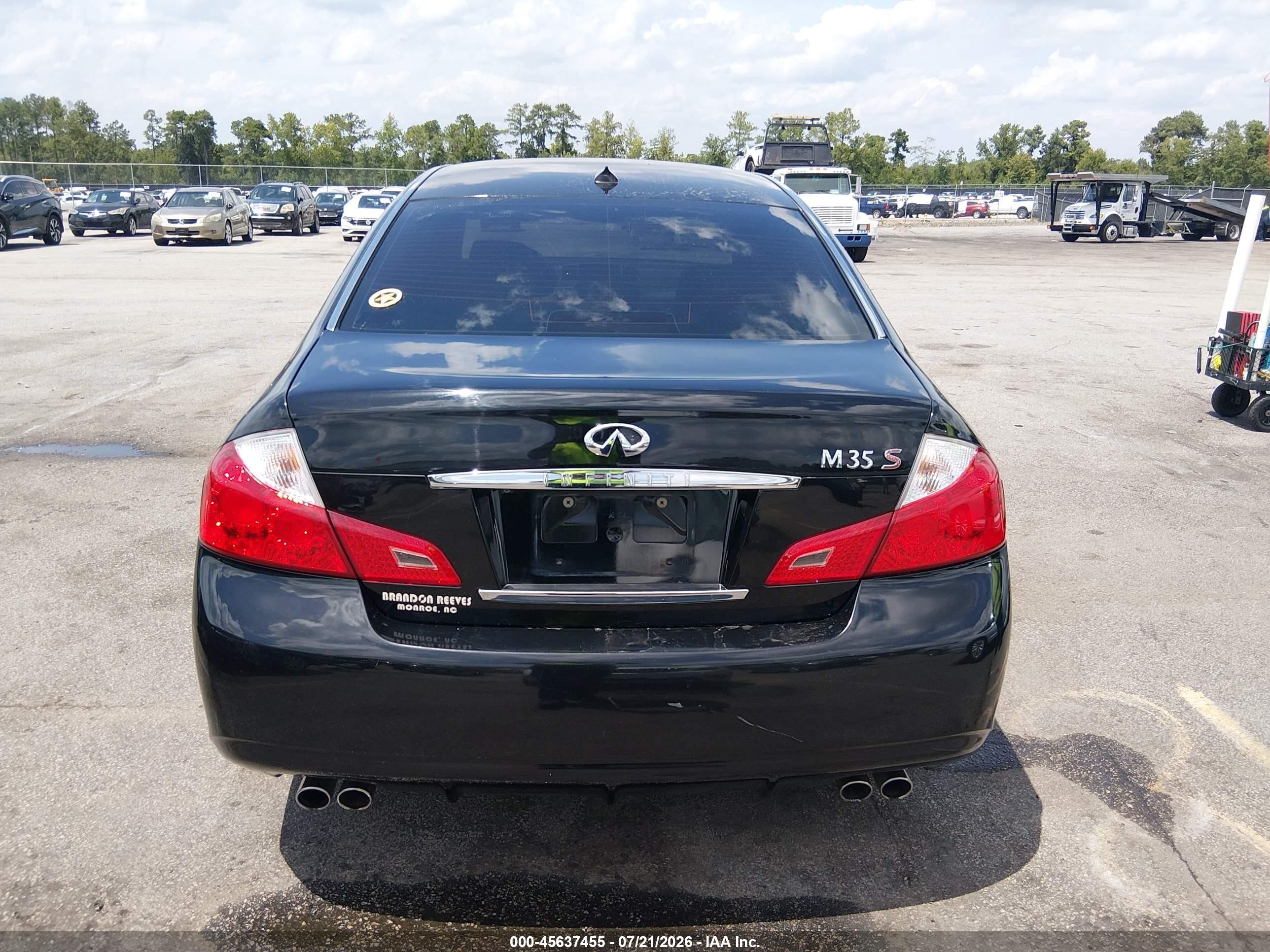 2008 Infiniti M35   Черный vin: JNKAY01E98M603863