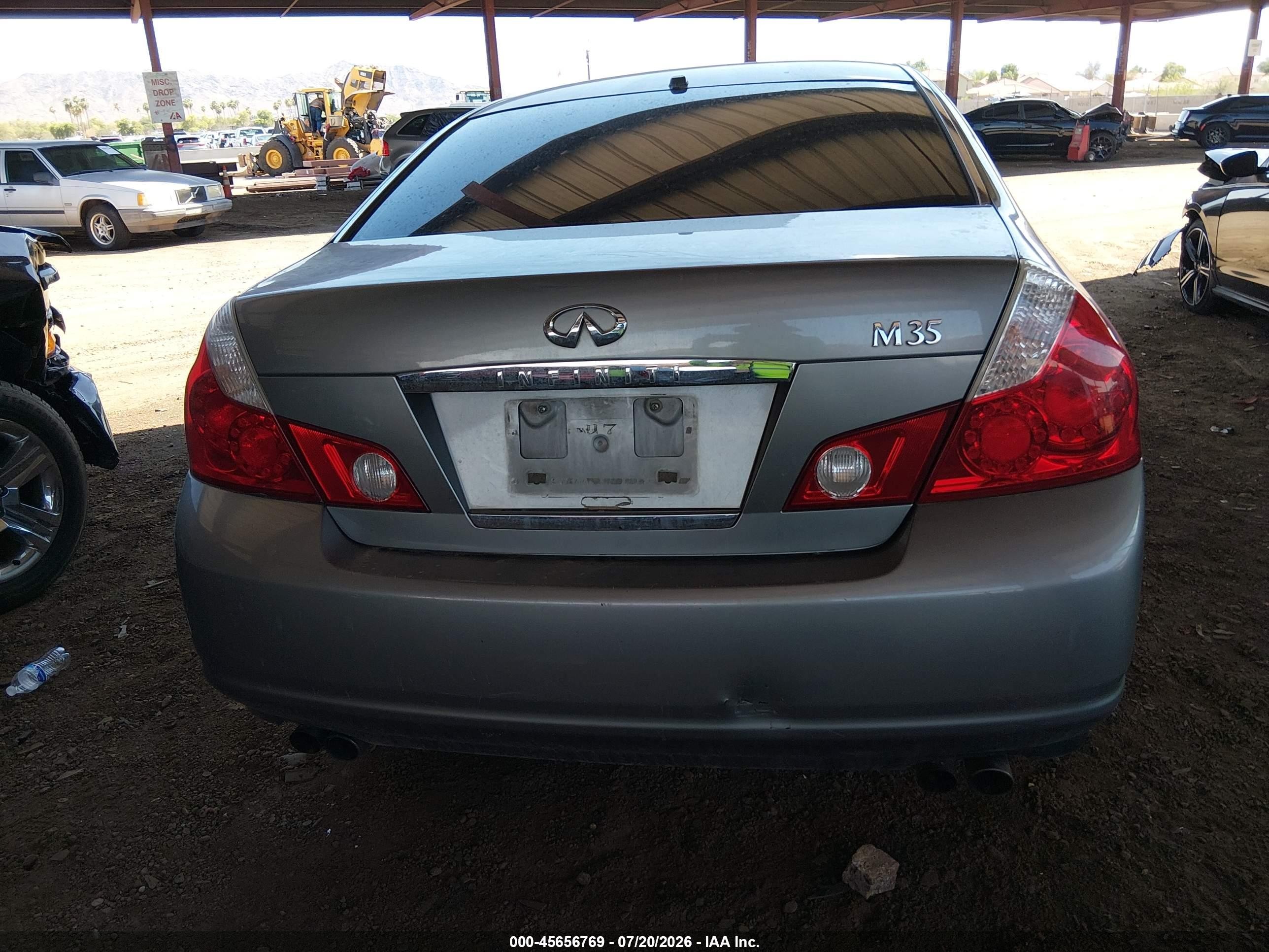2007 Infiniti M35 Gray vin: JNKAY01EX7M301352
