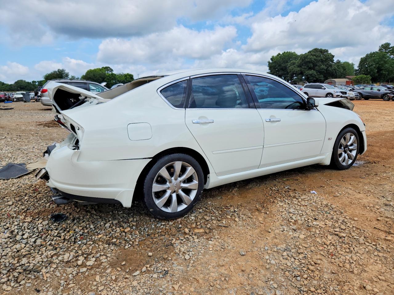 2007 Infiniti M35 Base/sport White vin: JNKAY01EX7M305496