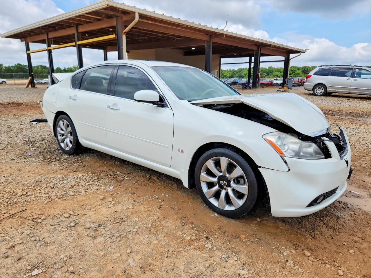 2007 Infiniti M35 Base/sport White vin: JNKAY01EX7M305496