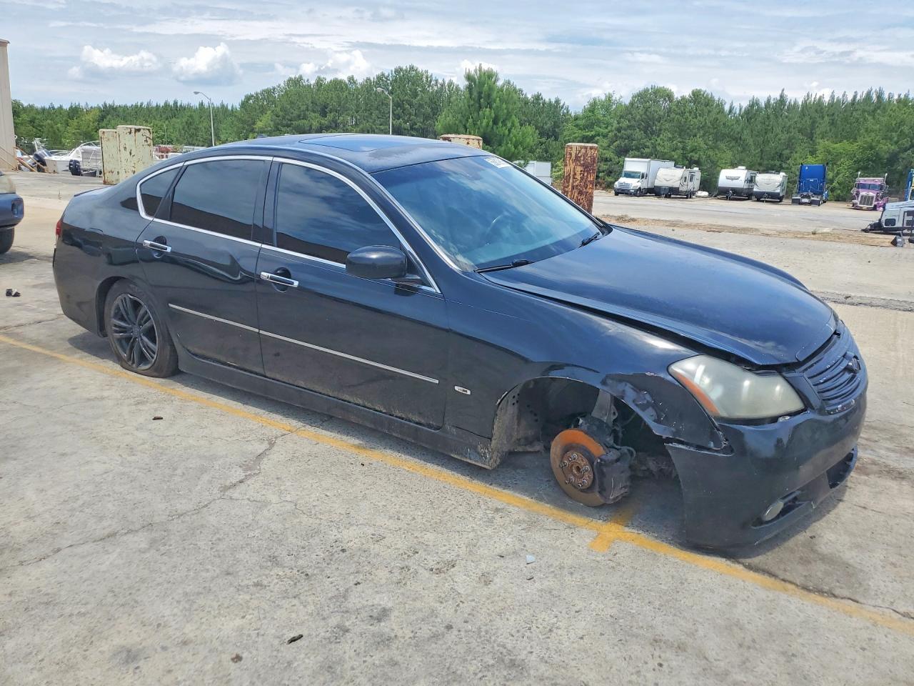 2008 Infiniti M35 Base Black vin: JNKAY01EX8M604486