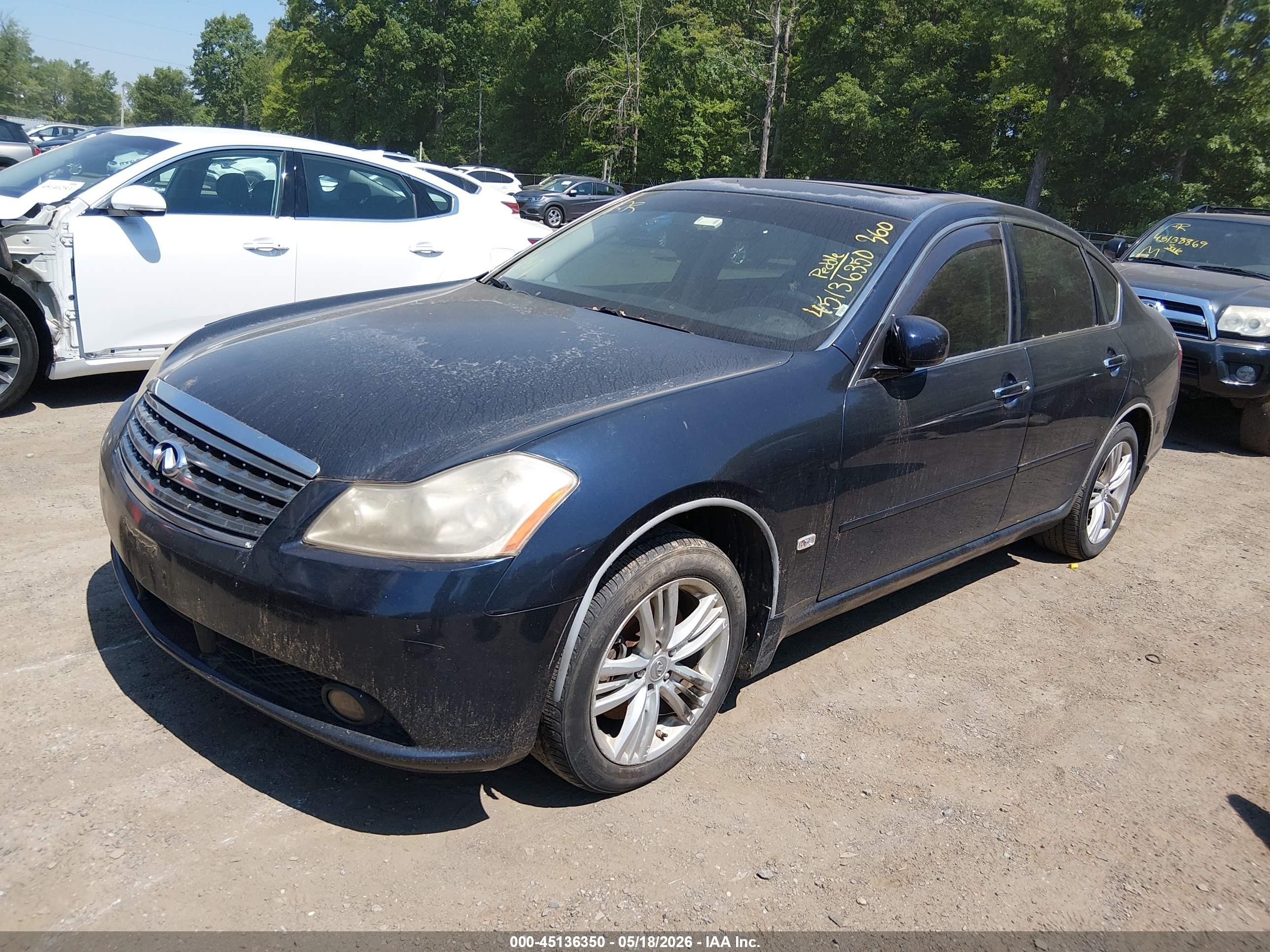 2007 Infiniti M35x   Blue vin: JNKAY01F07M453312