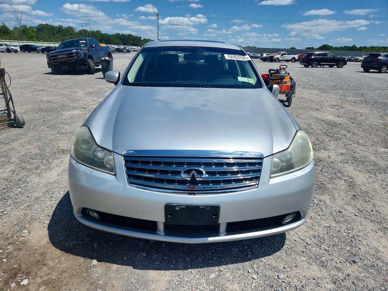 2007 Infiniti M35 X Silver vin: JNKAY01F17M450581