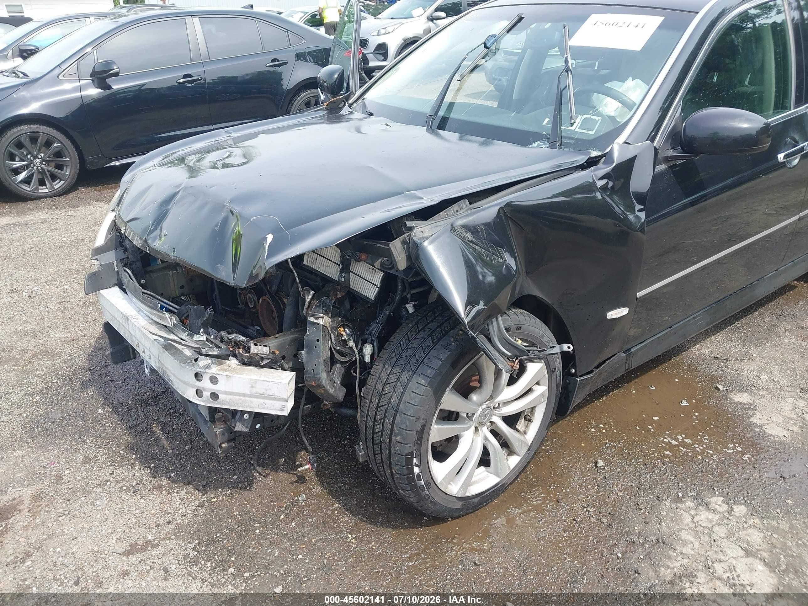2008 Infiniti M35x Black vin: JNKAY01F18M652631