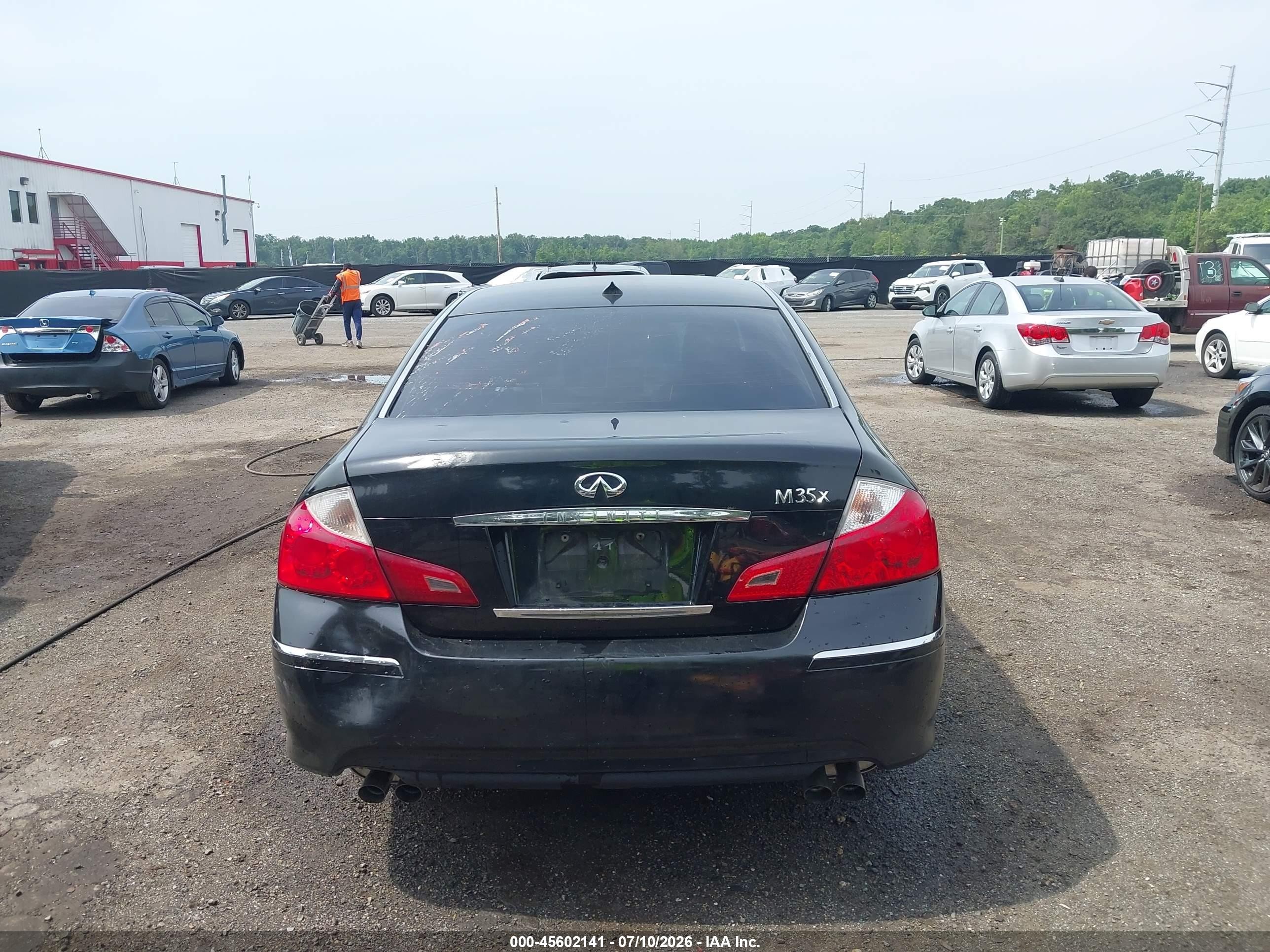 2008 Infiniti M35x Black vin: JNKAY01F18M652631