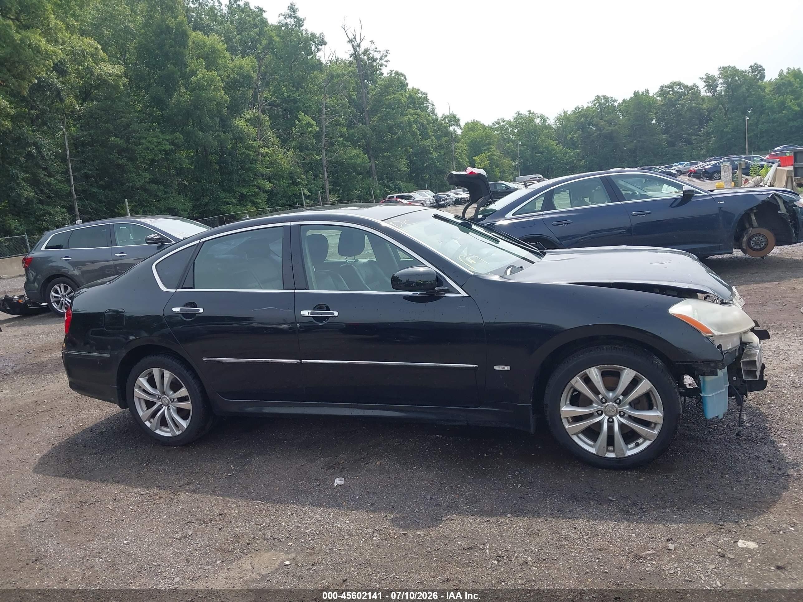 2008 Infiniti M35x Black vin: JNKAY01F18M652631