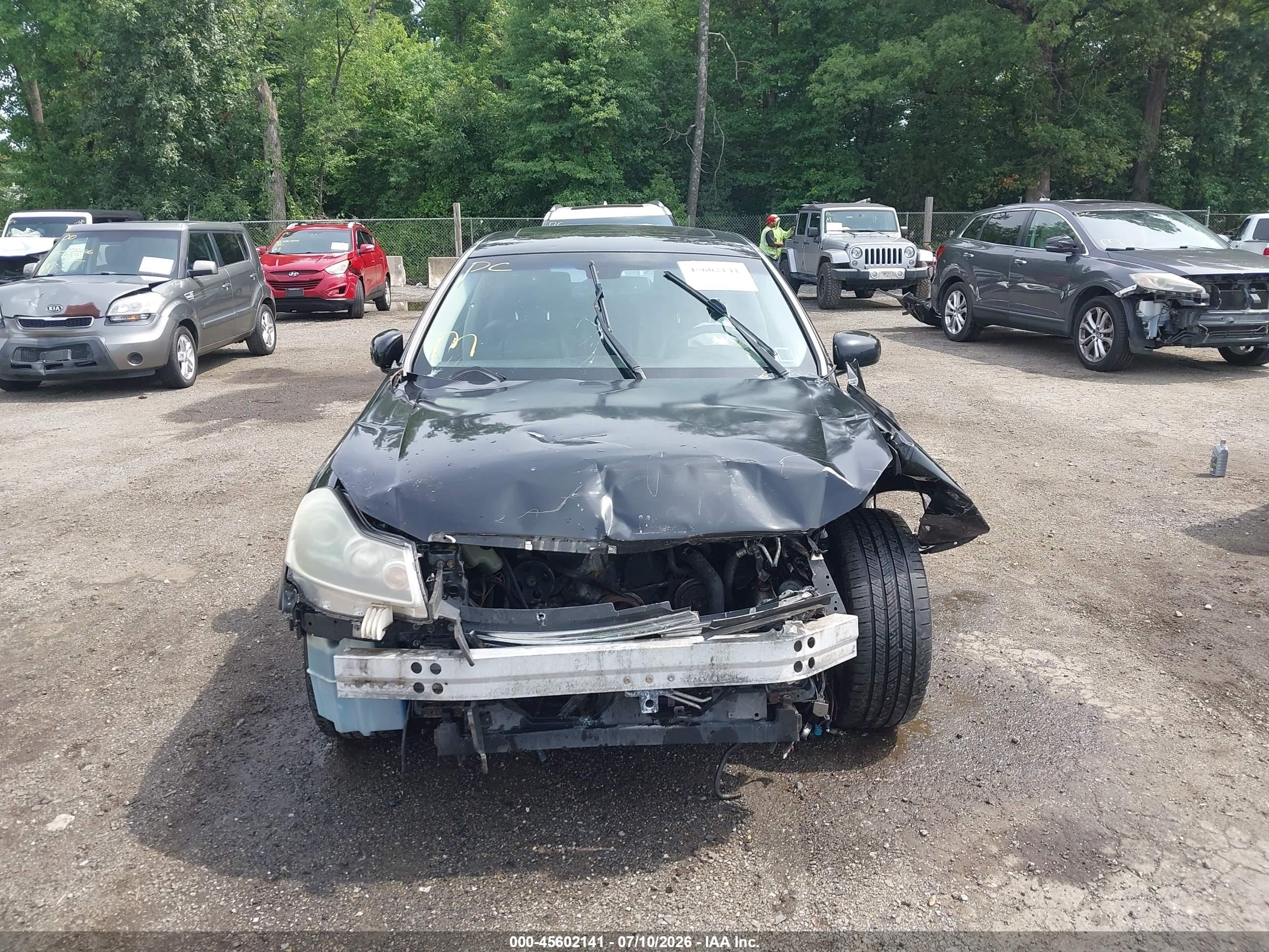 2008 Infiniti M35x Black vin: JNKAY01F18M652631