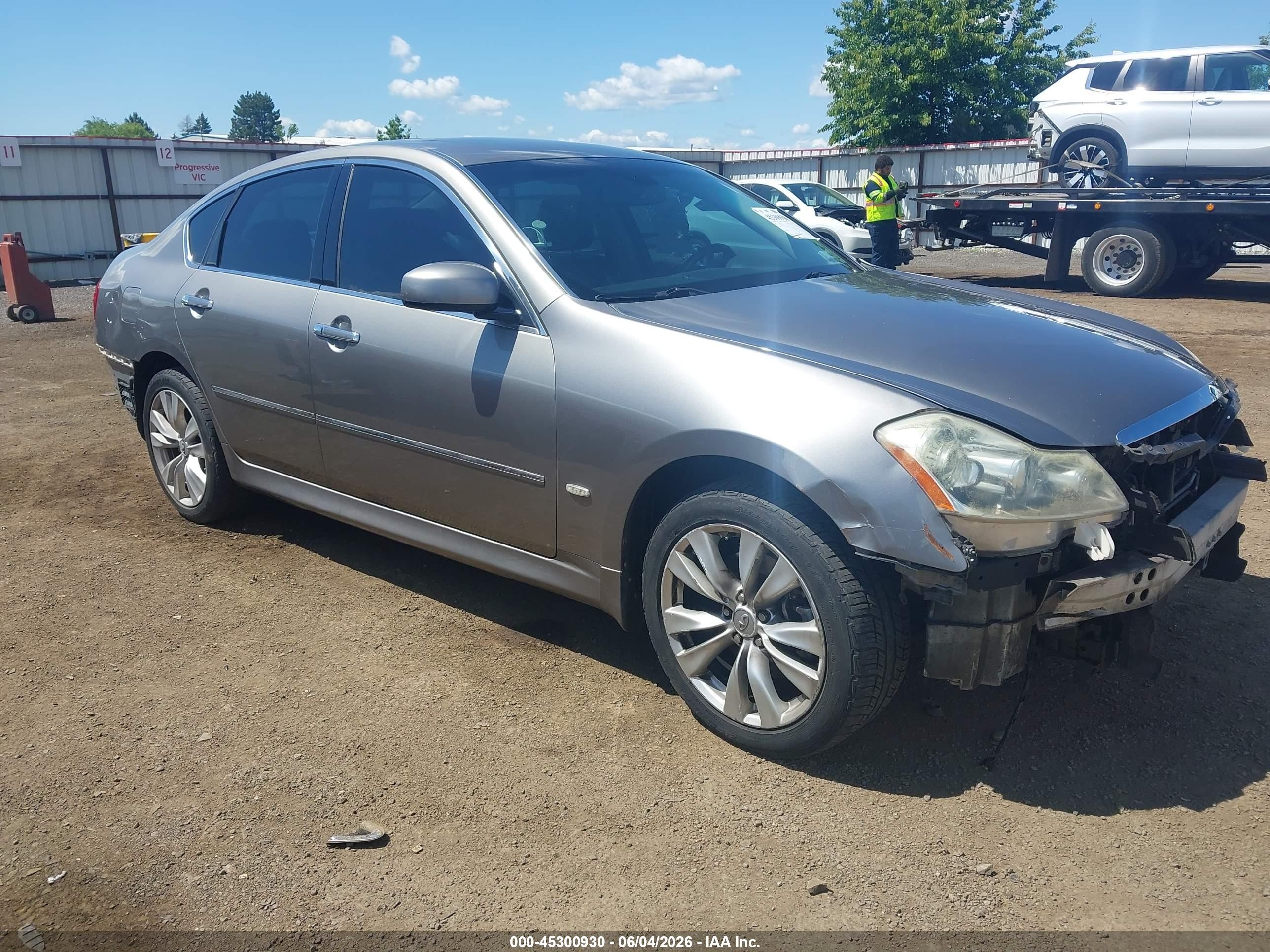 2008 Infiniti M35x   Gray vin: JNKAY01F18M655271