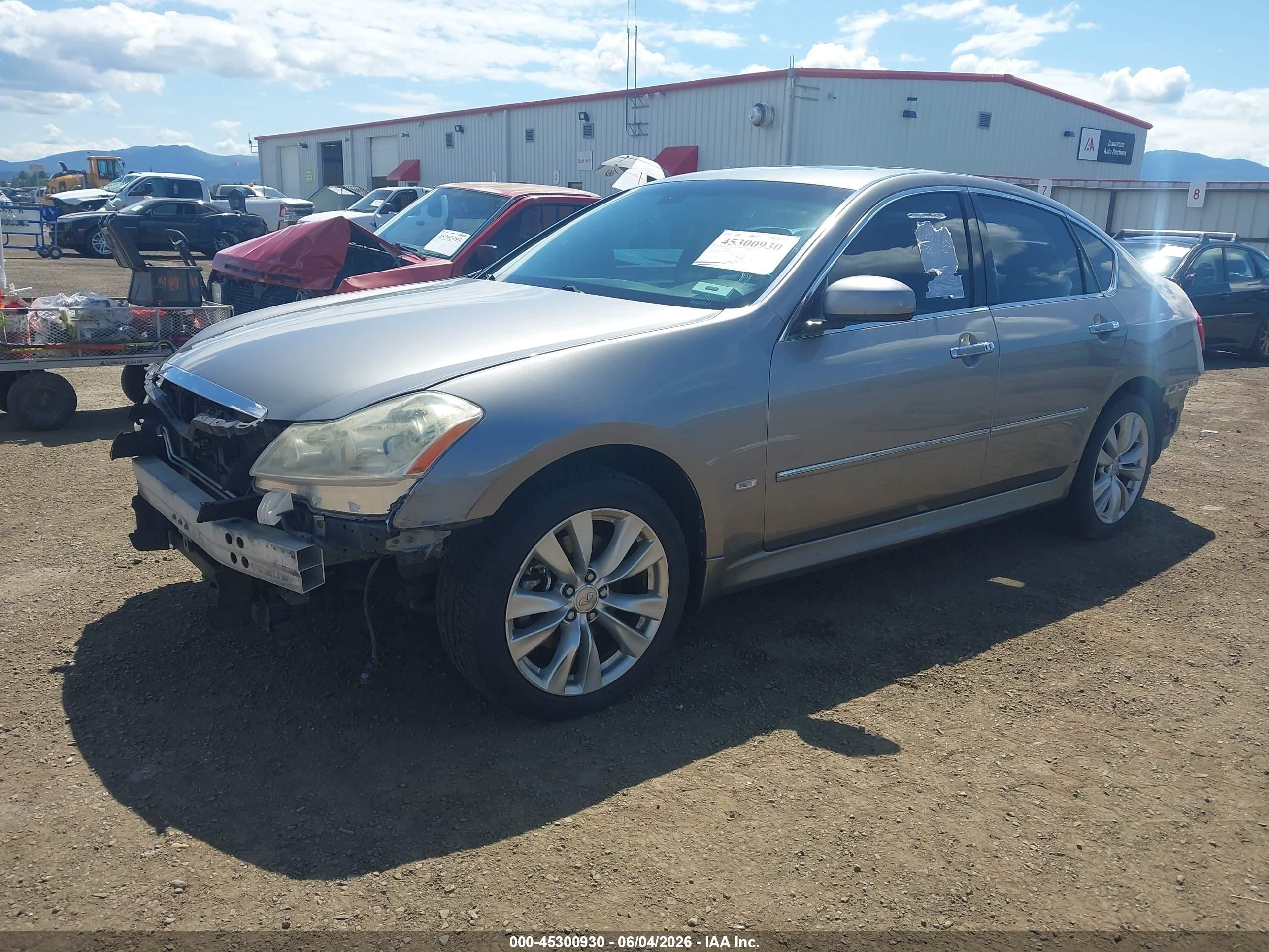 2008 Infiniti M35x   Gray vin: JNKAY01F18M655271