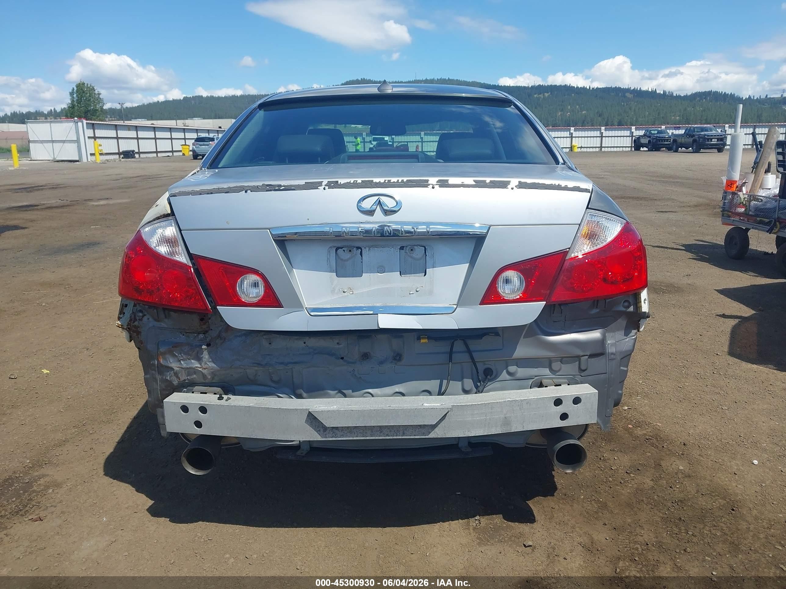 2008 Infiniti M35x   Gray vin: JNKAY01F18M655271