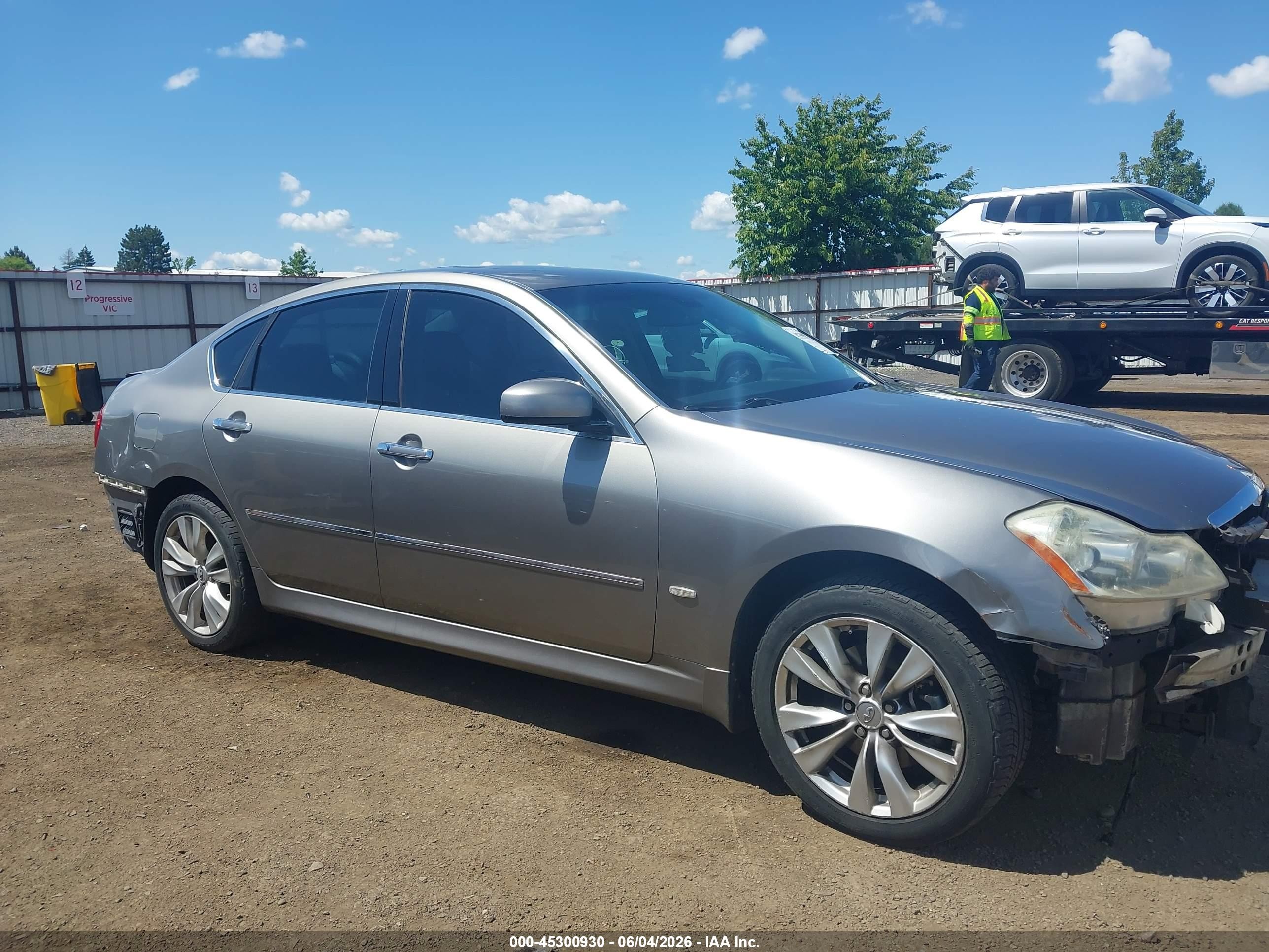 2008 Infiniti M35x   Gray vin: JNKAY01F18M655271