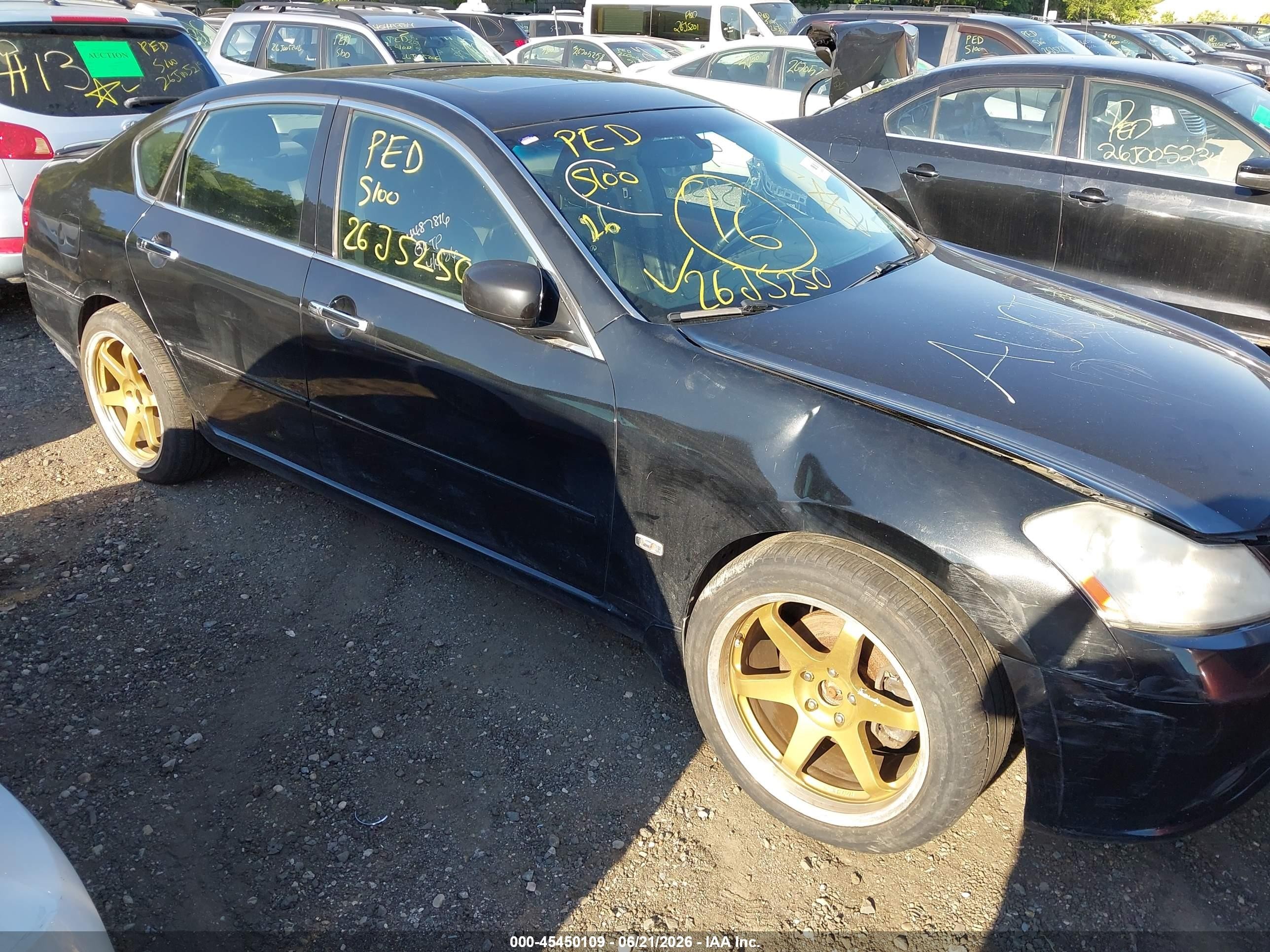 2007 Infiniti M35x   Black vin: JNKAY01F27M457927