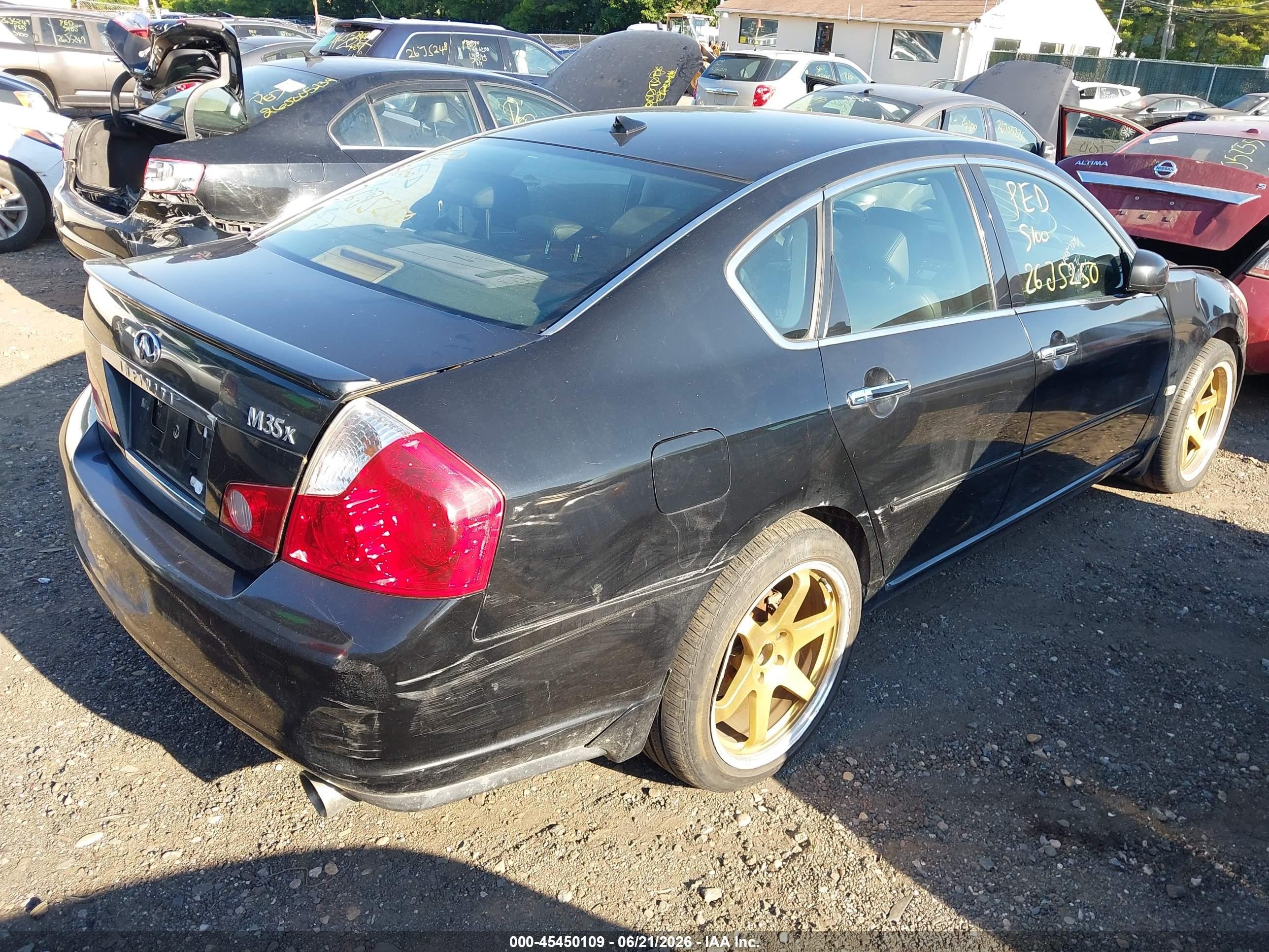 2007 Infiniti M35x   Black vin: JNKAY01F27M457927