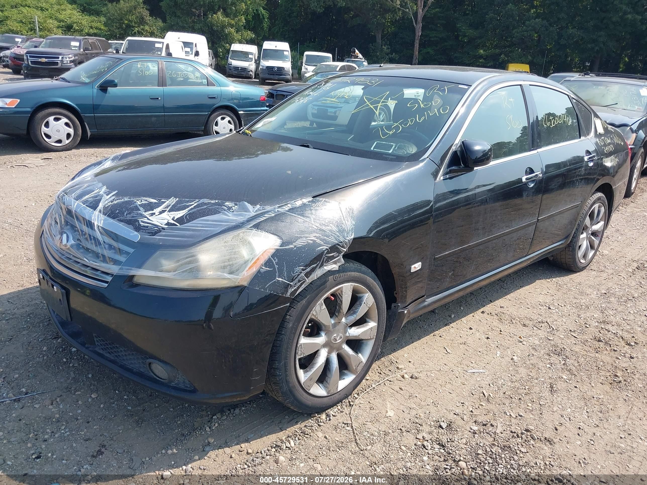 2007 Infiniti M35x   Black vin: JNKAY01F27M460293