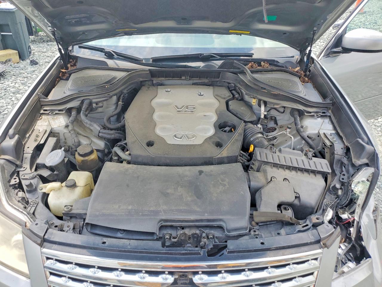 2007 Infiniti M35 X Silver vin: JNKAY01F37M454776