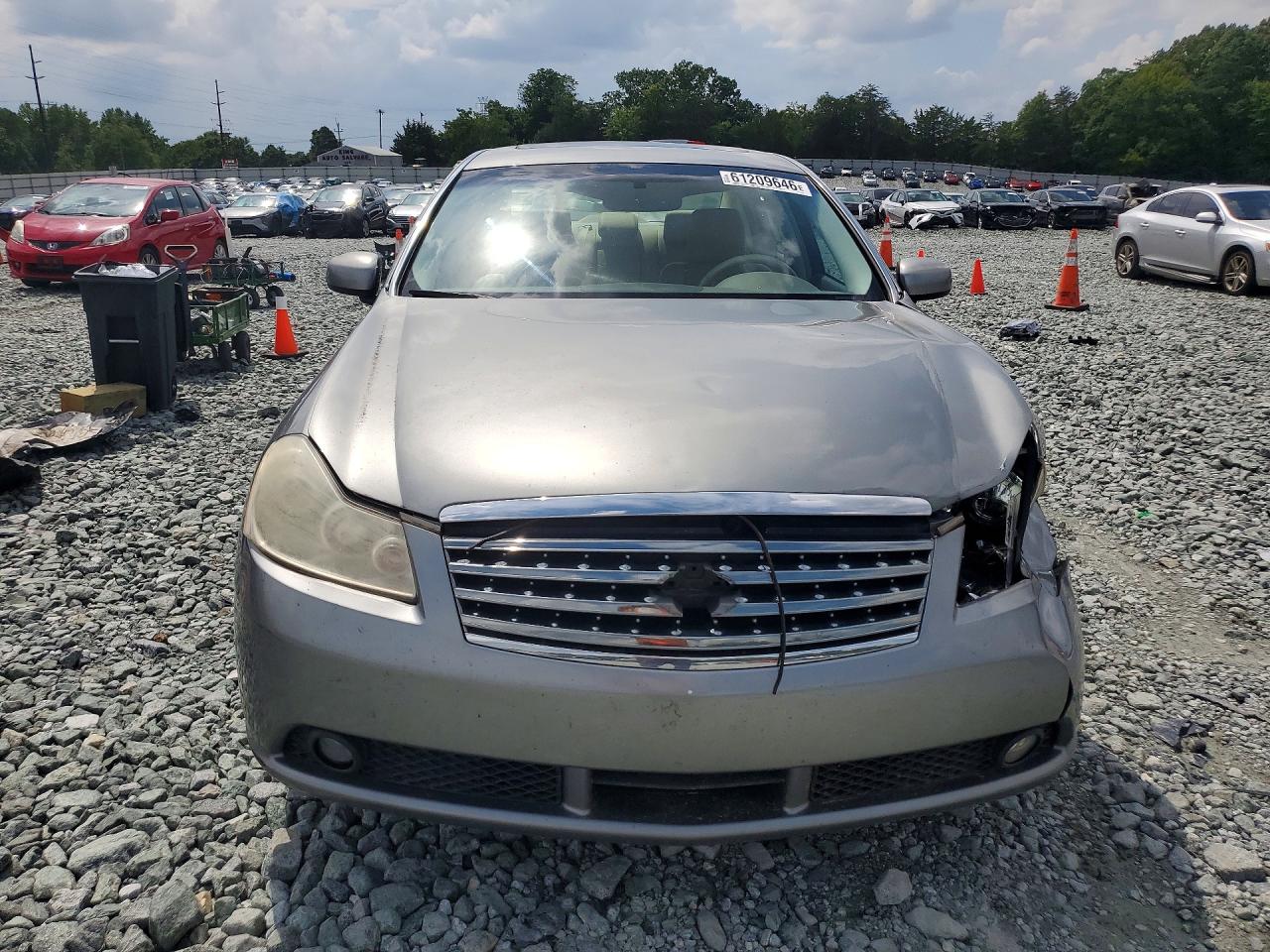 2007 Infiniti M35 X Silver vin: JNKAY01F37M454776