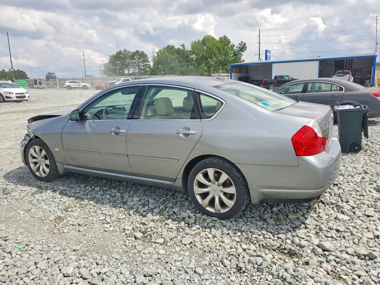 2007 Infiniti M35 X Silver vin: JNKAY01F37M454776