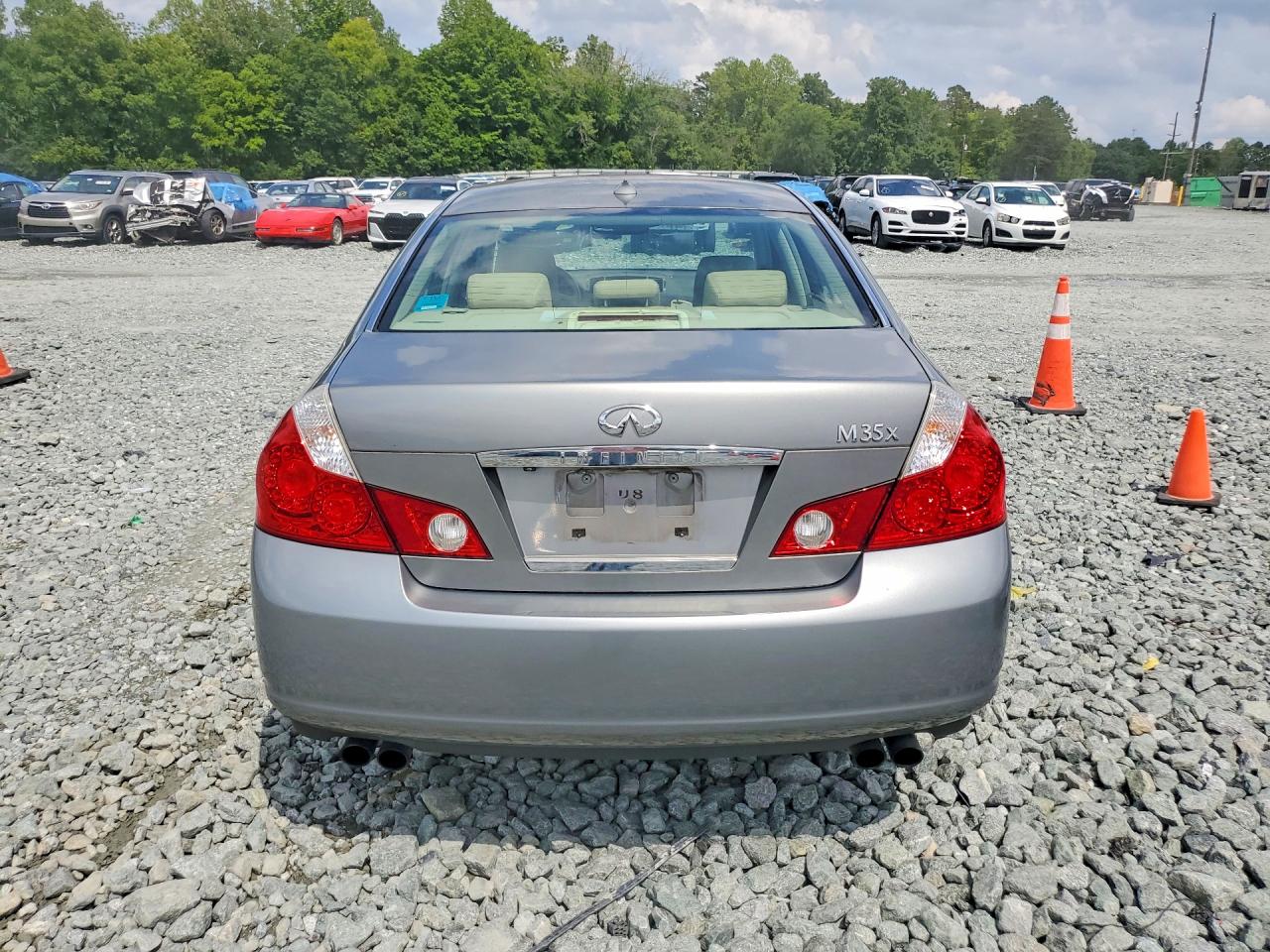 2007 Infiniti M35 X Silver vin: JNKAY01F37M454776