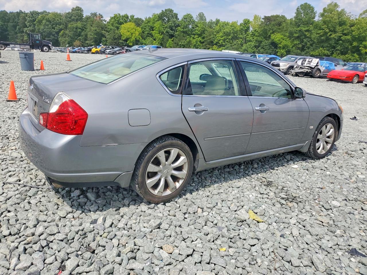 2007 Infiniti M35 X Silver vin: JNKAY01F37M454776