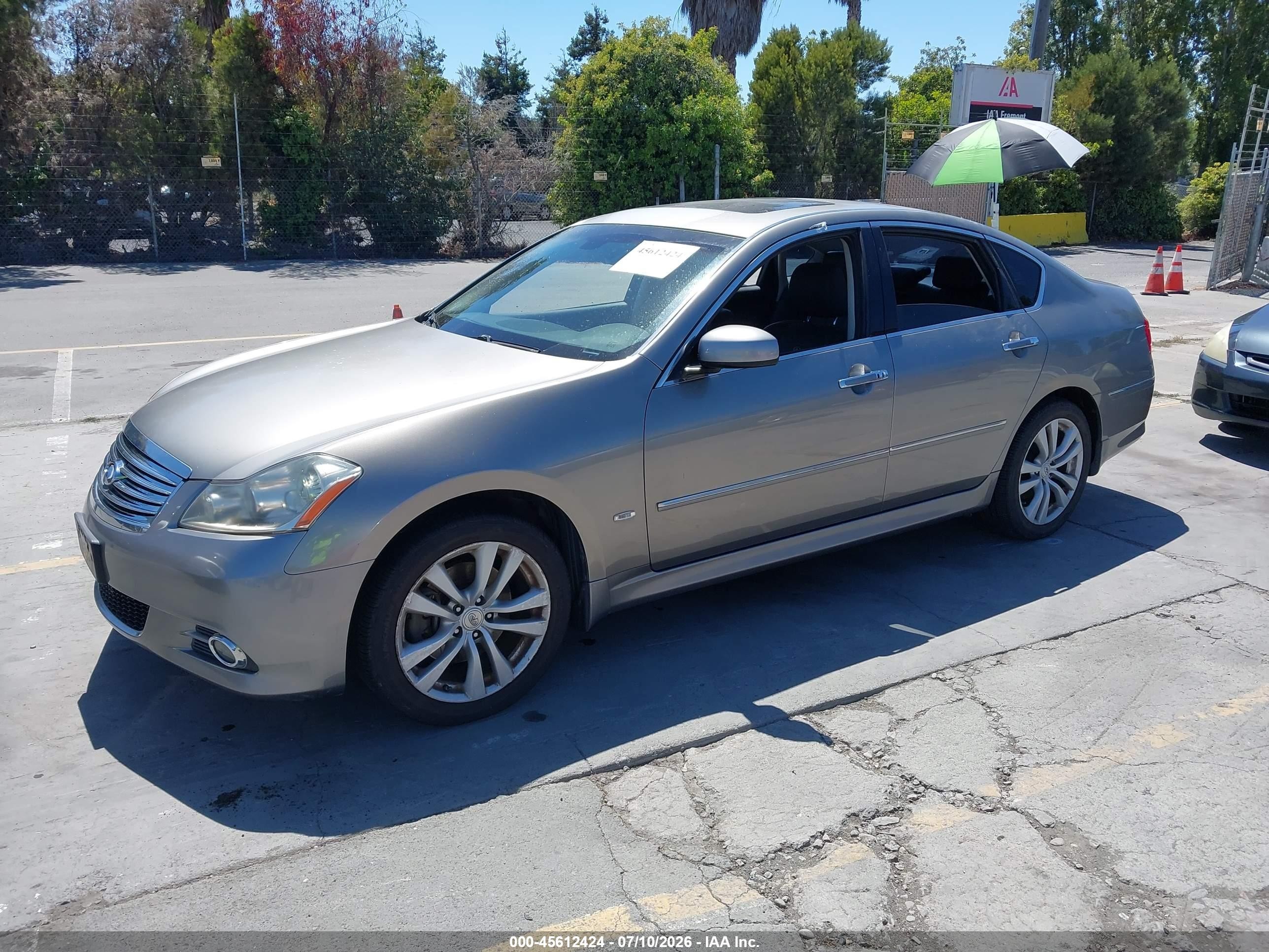 2008 Infiniti M35x   Gray vin: JNKAY01F38M652839