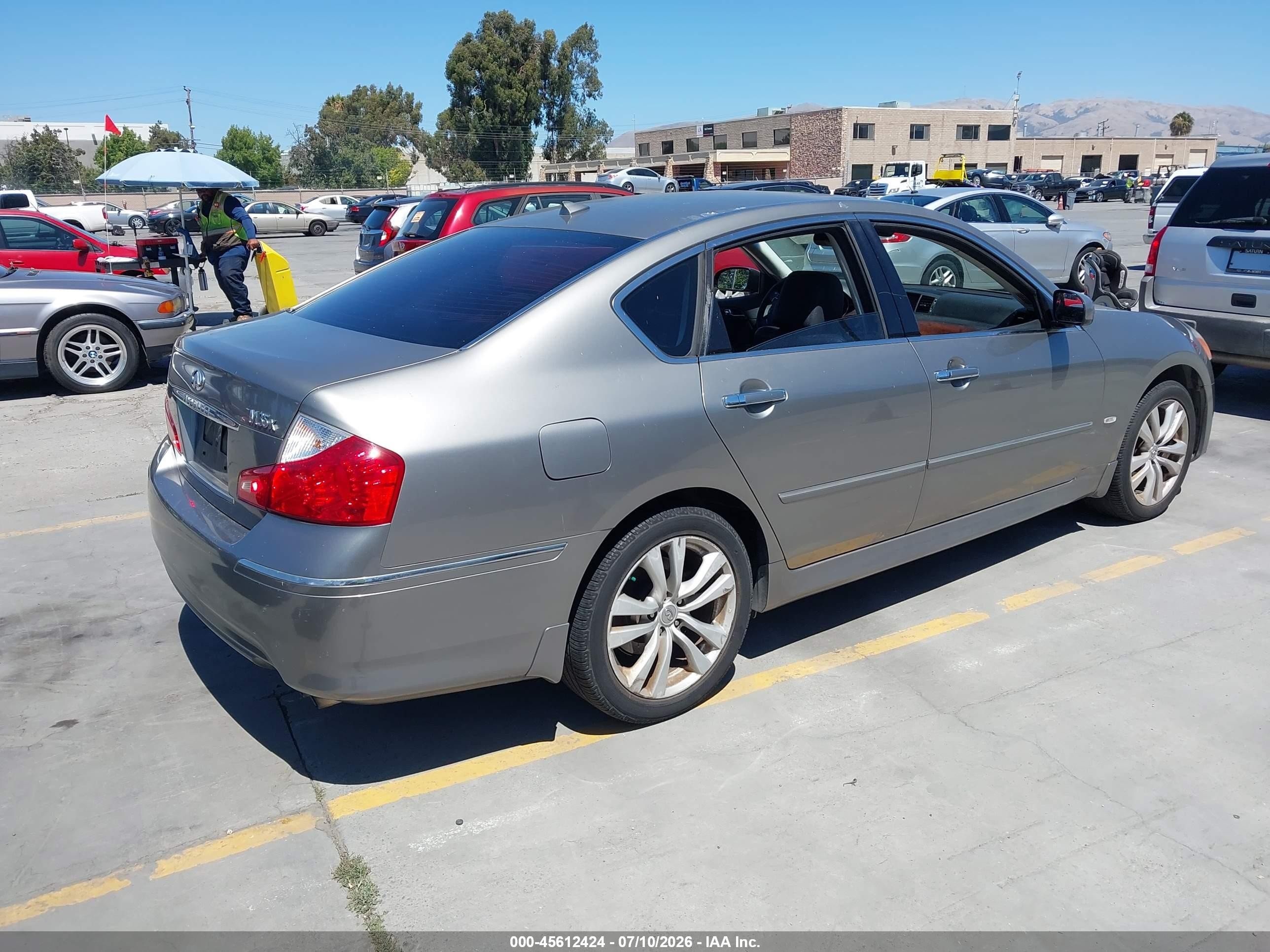 2008 Infiniti M35x   Gray vin: JNKAY01F38M652839