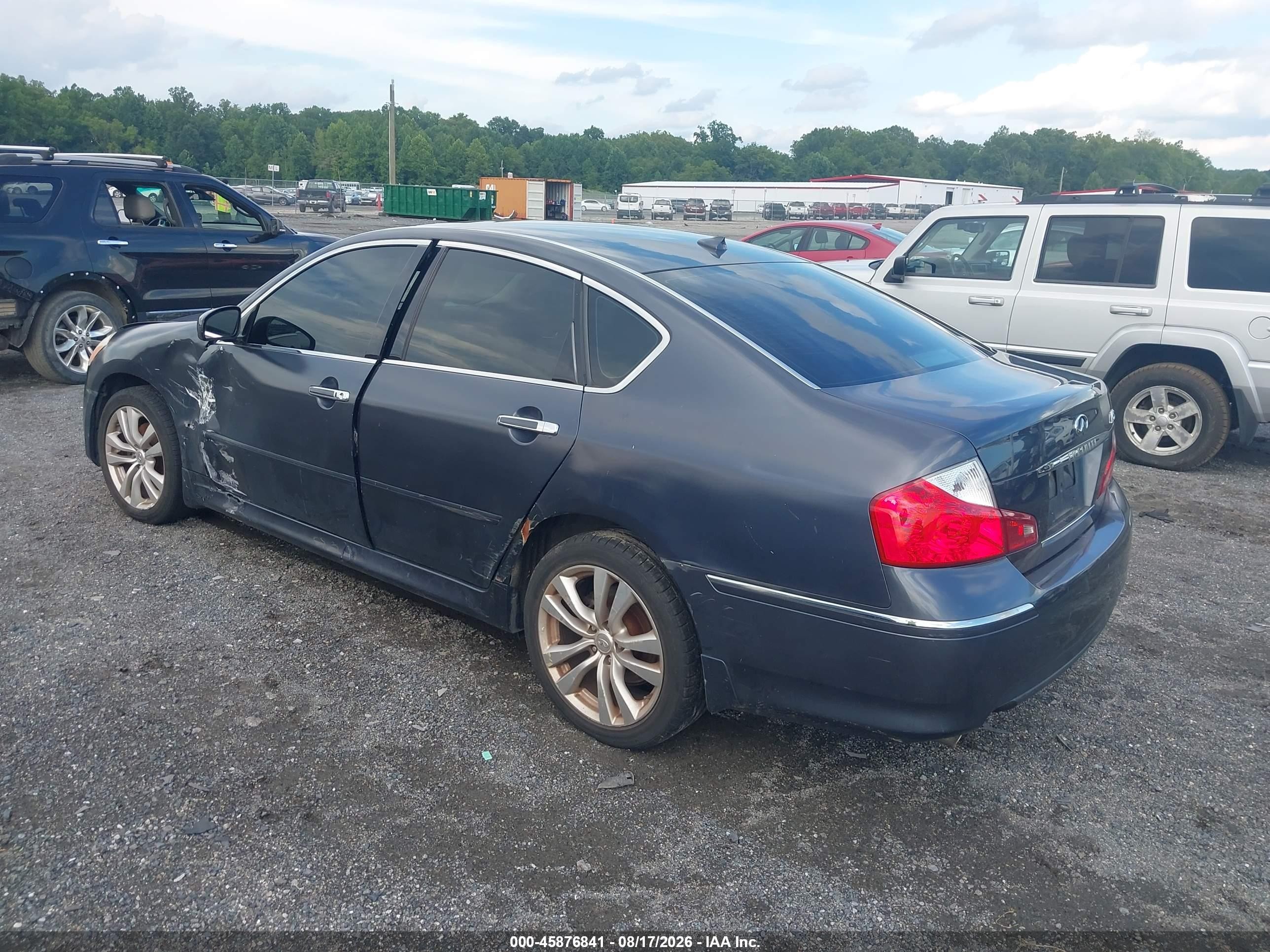2008 Infiniti M35x   Gray vin: JNKAY01F38M654428