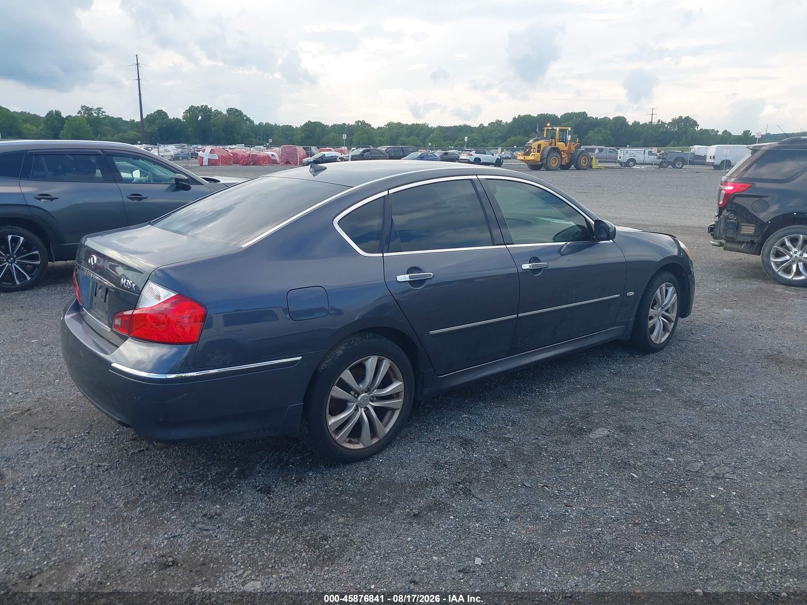 2008 Infiniti M35x   Gray vin: JNKAY01F38M654428