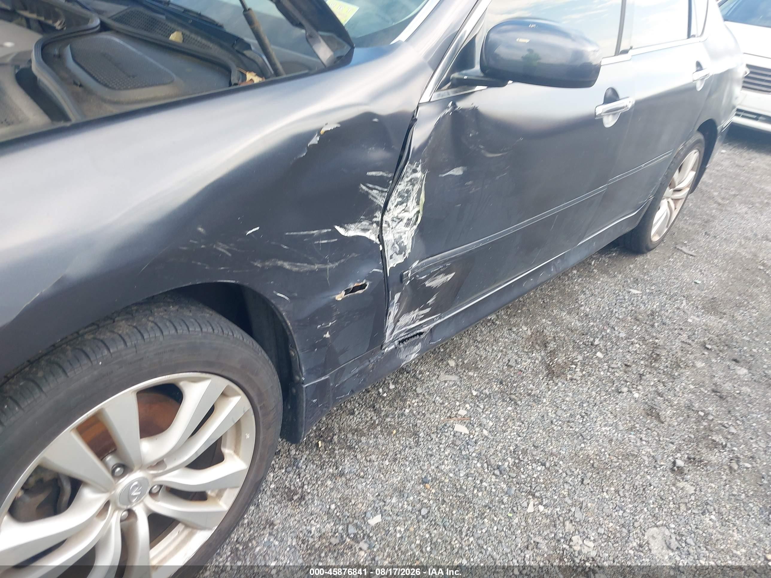2008 Infiniti M35x   Gray vin: JNKAY01F38M654428