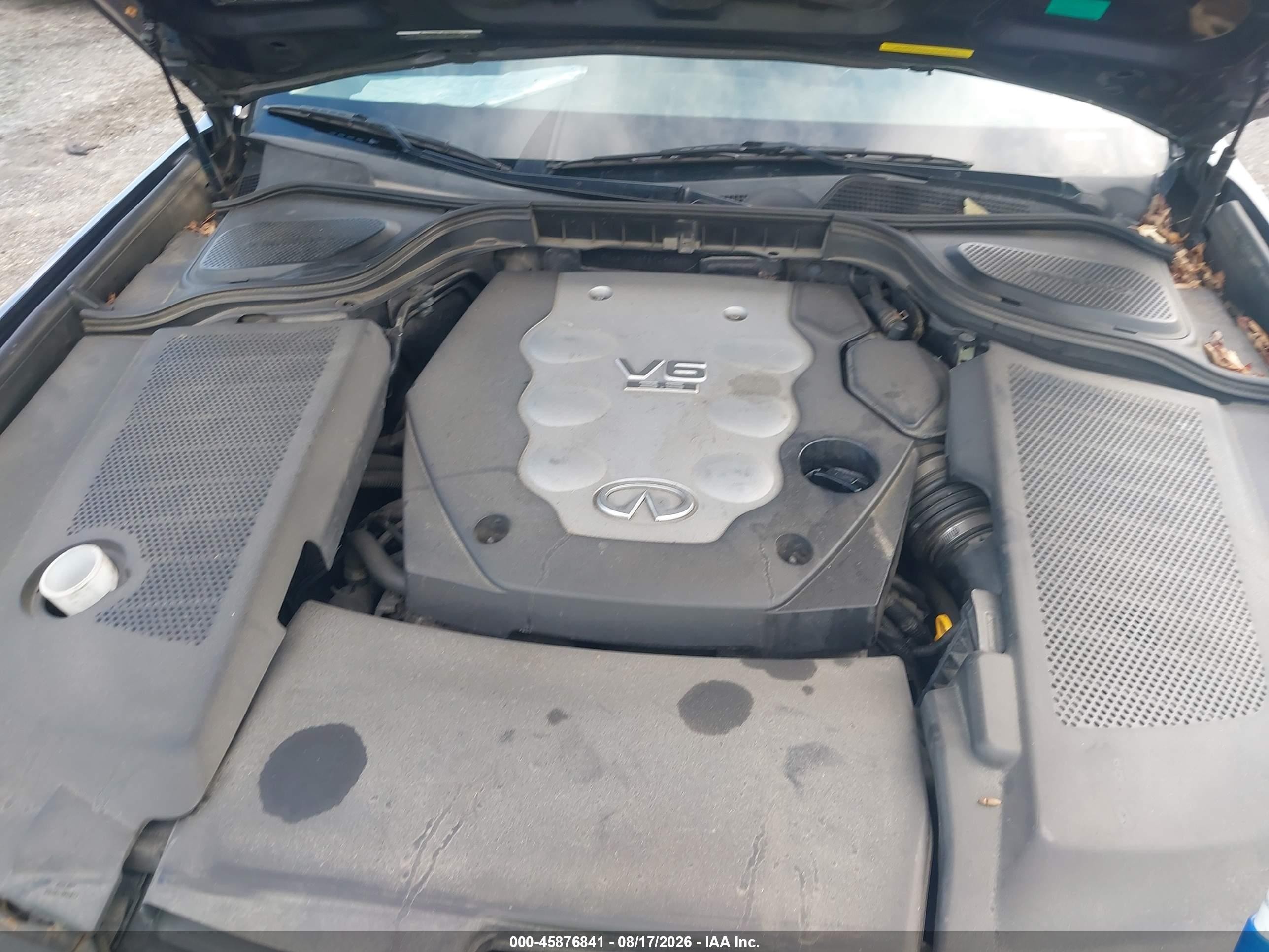 2008 Infiniti M35x   Gray vin: JNKAY01F38M654428