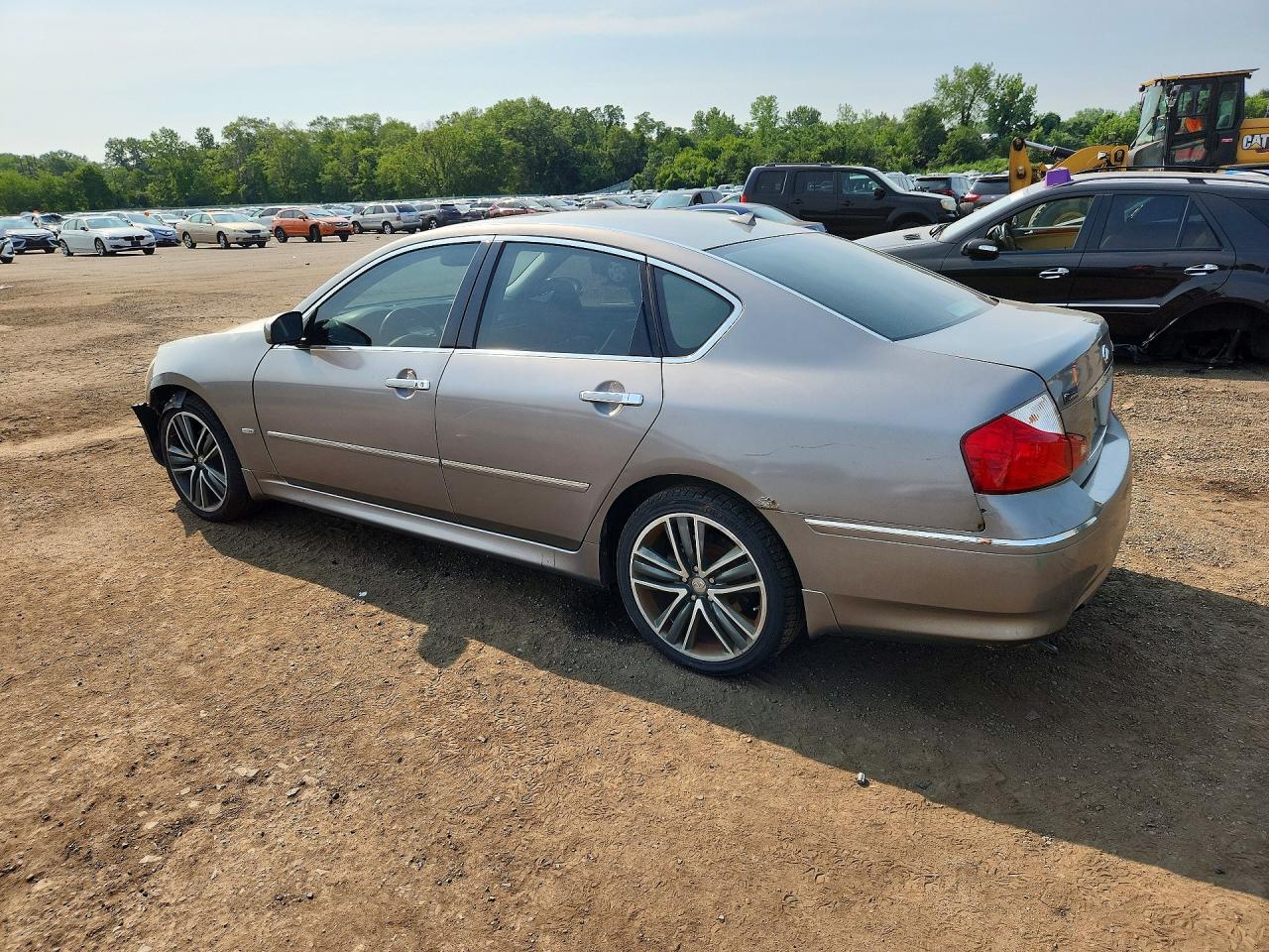 2008 Infiniti M35 X Silver vin: JNKAY01F38M654445