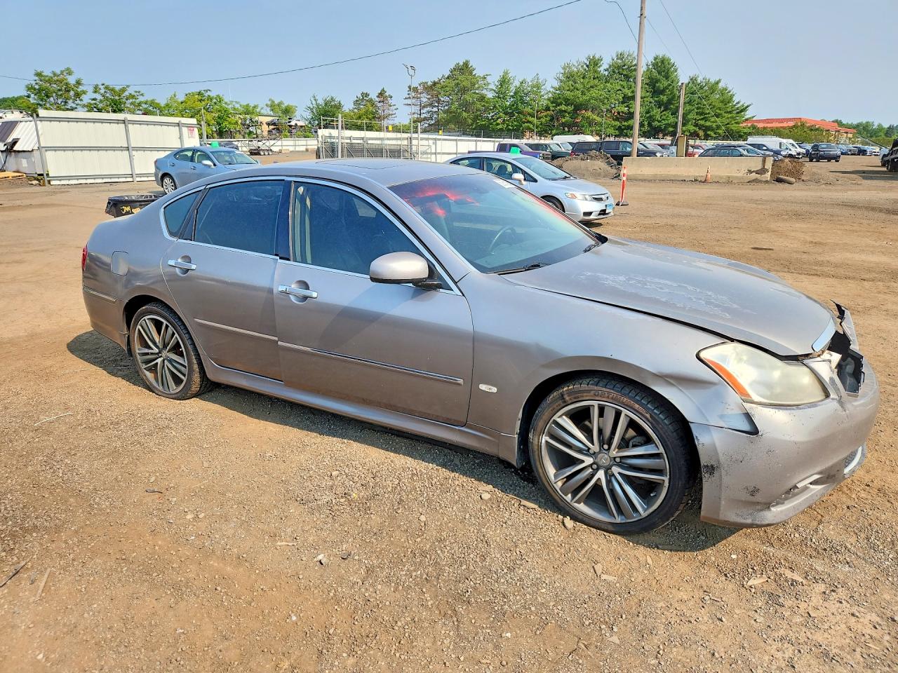 2008 Infiniti M35 X Silver vin: JNKAY01F38M654445