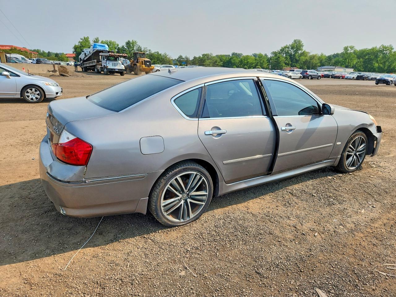 2008 Infiniti M35 X Silver vin: JNKAY01F38M654445