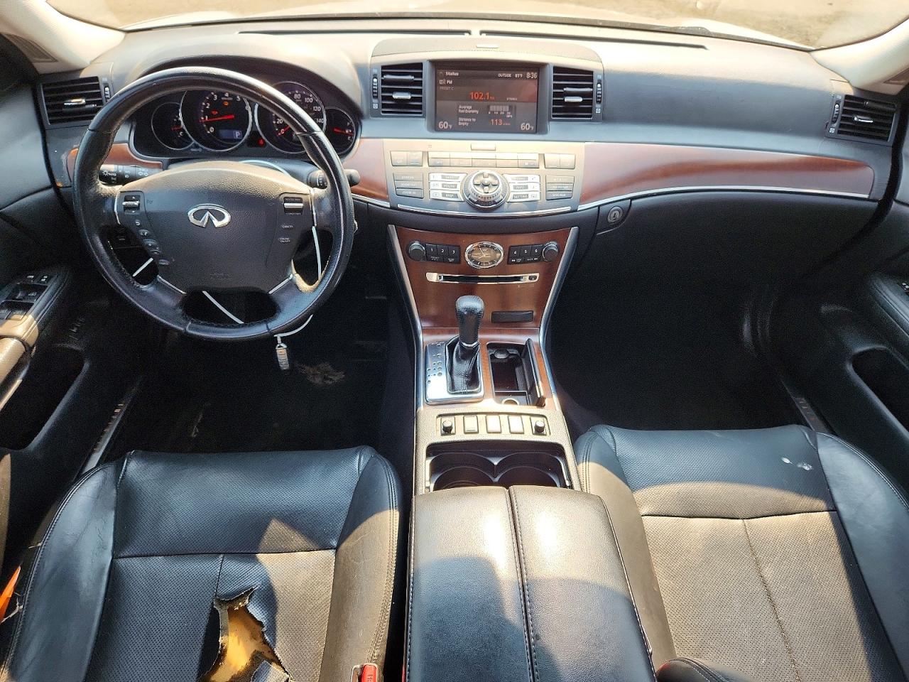 2008 Infiniti M35 X Silver vin: JNKAY01F38M654445