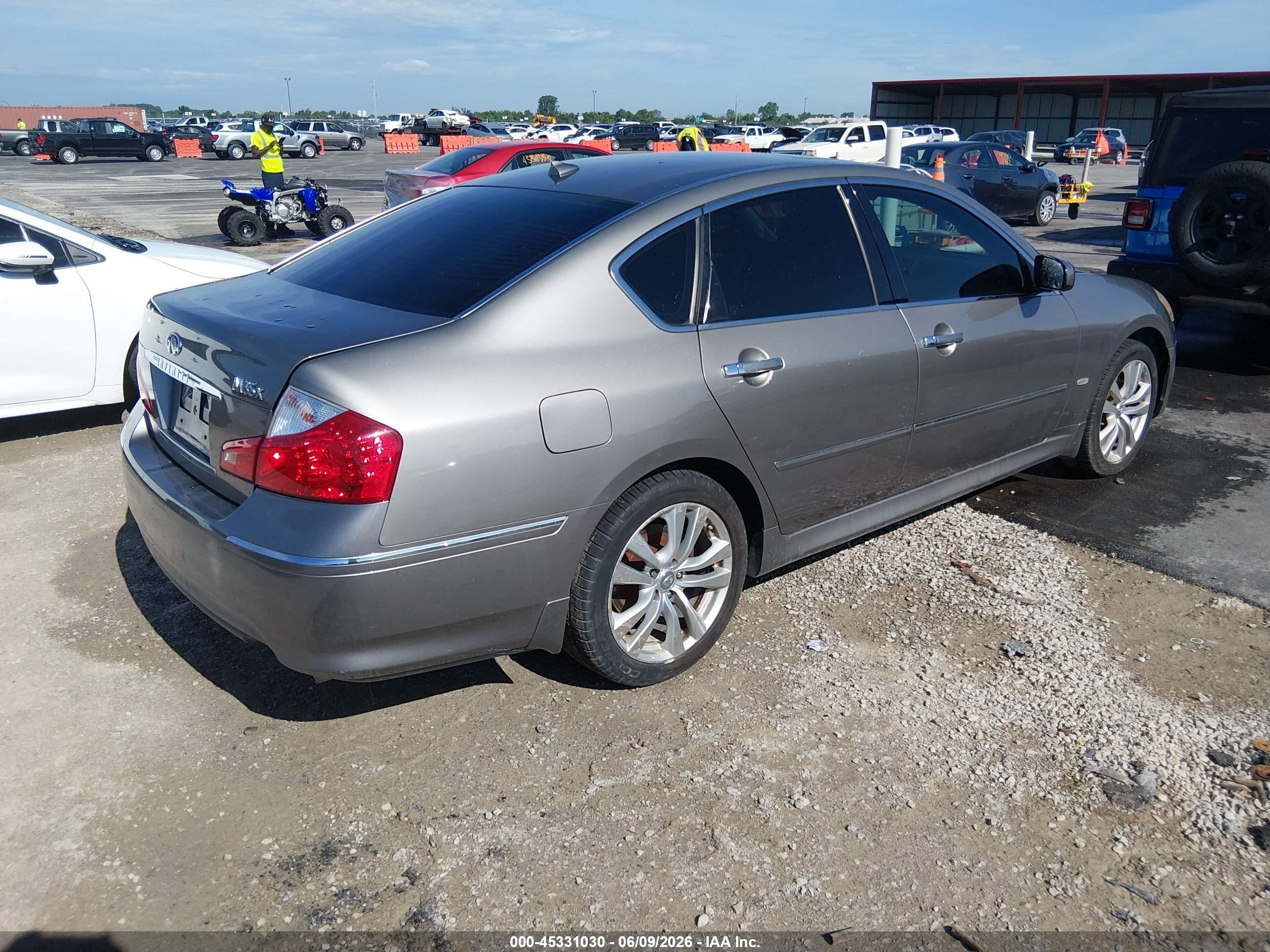 2008 Infiniti M35x Gray vin: JNKAY01F38M656275