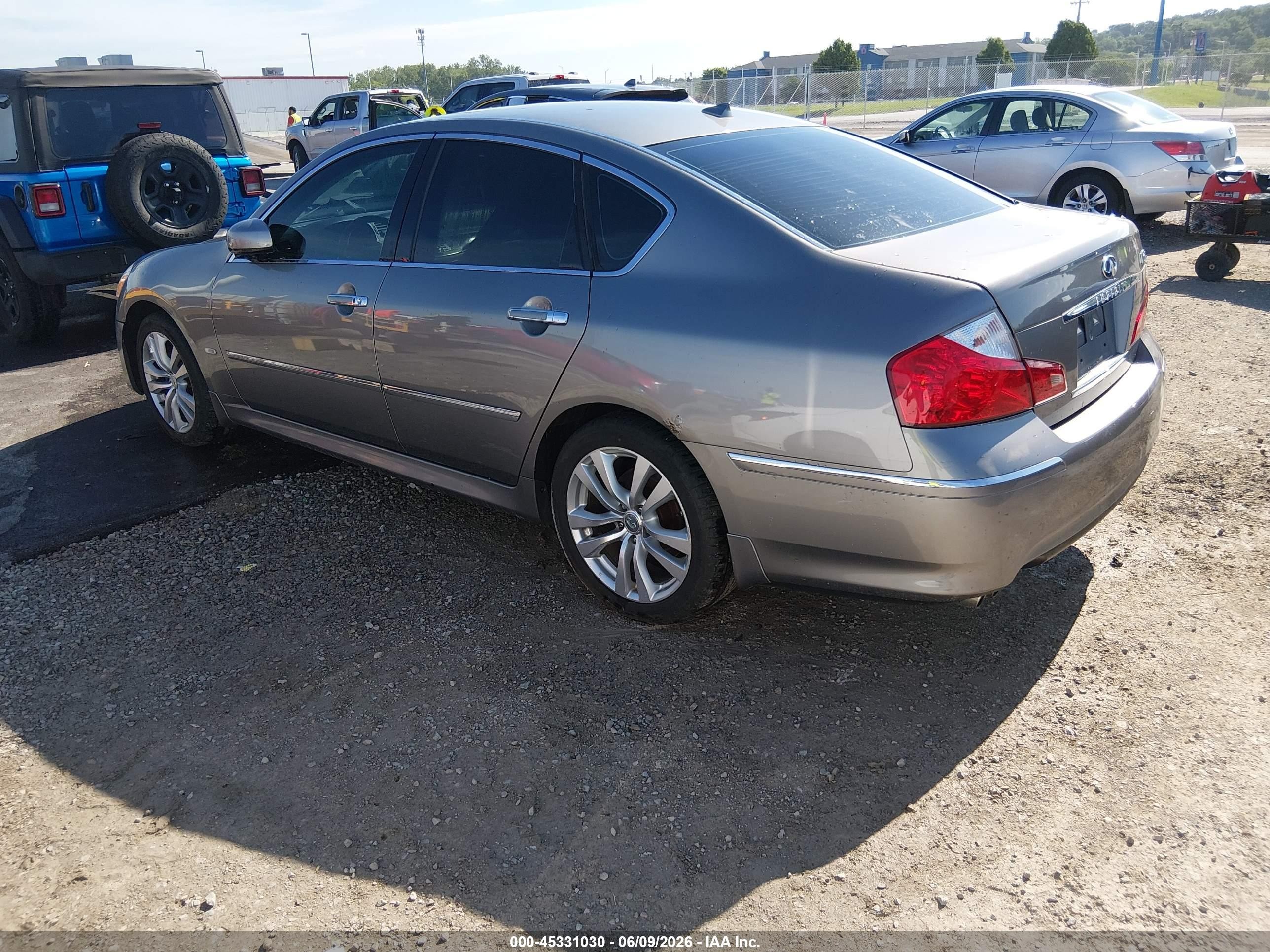 2008 Infiniti M35x Gray vin: JNKAY01F38M656275