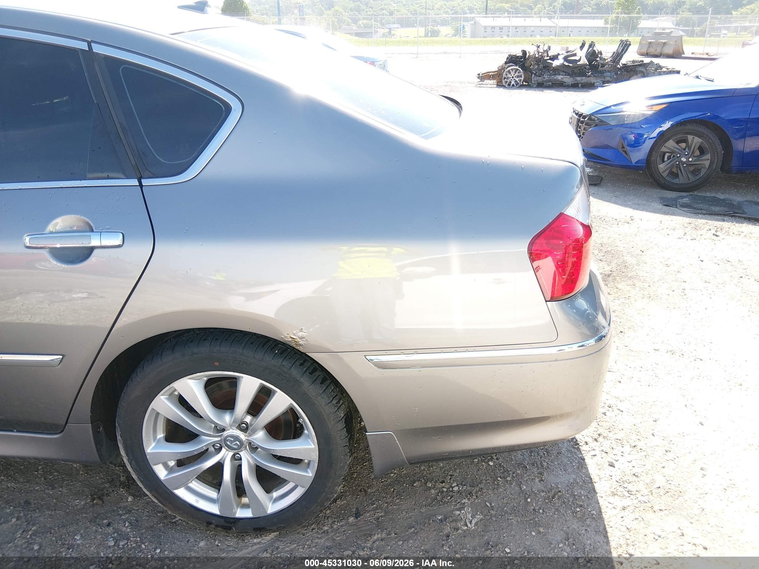 2008 Infiniti M35x Gray vin: JNKAY01F38M656275