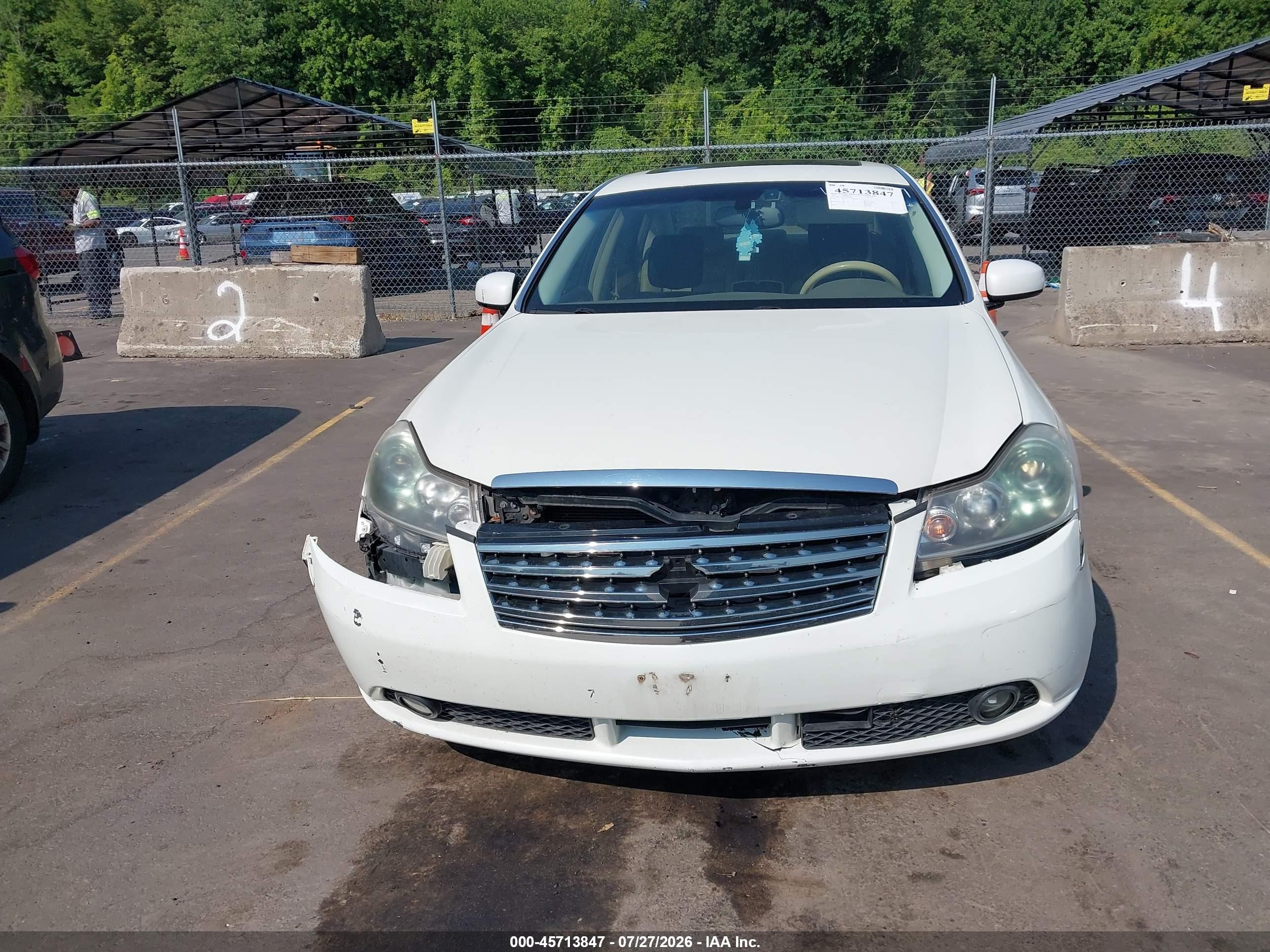 2006 Infiniti M35x   Белый vin: JNKAY01F46M257498