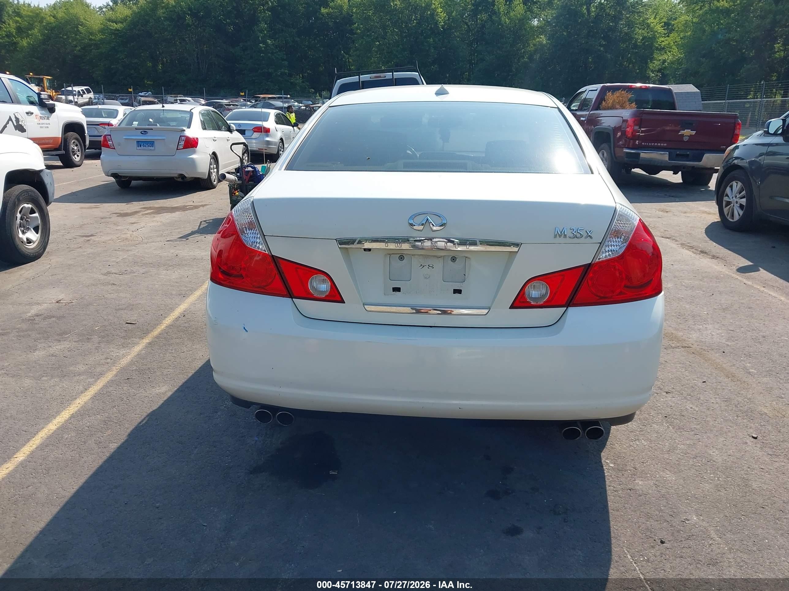 2006 Infiniti M35x   Белый vin: JNKAY01F46M257498