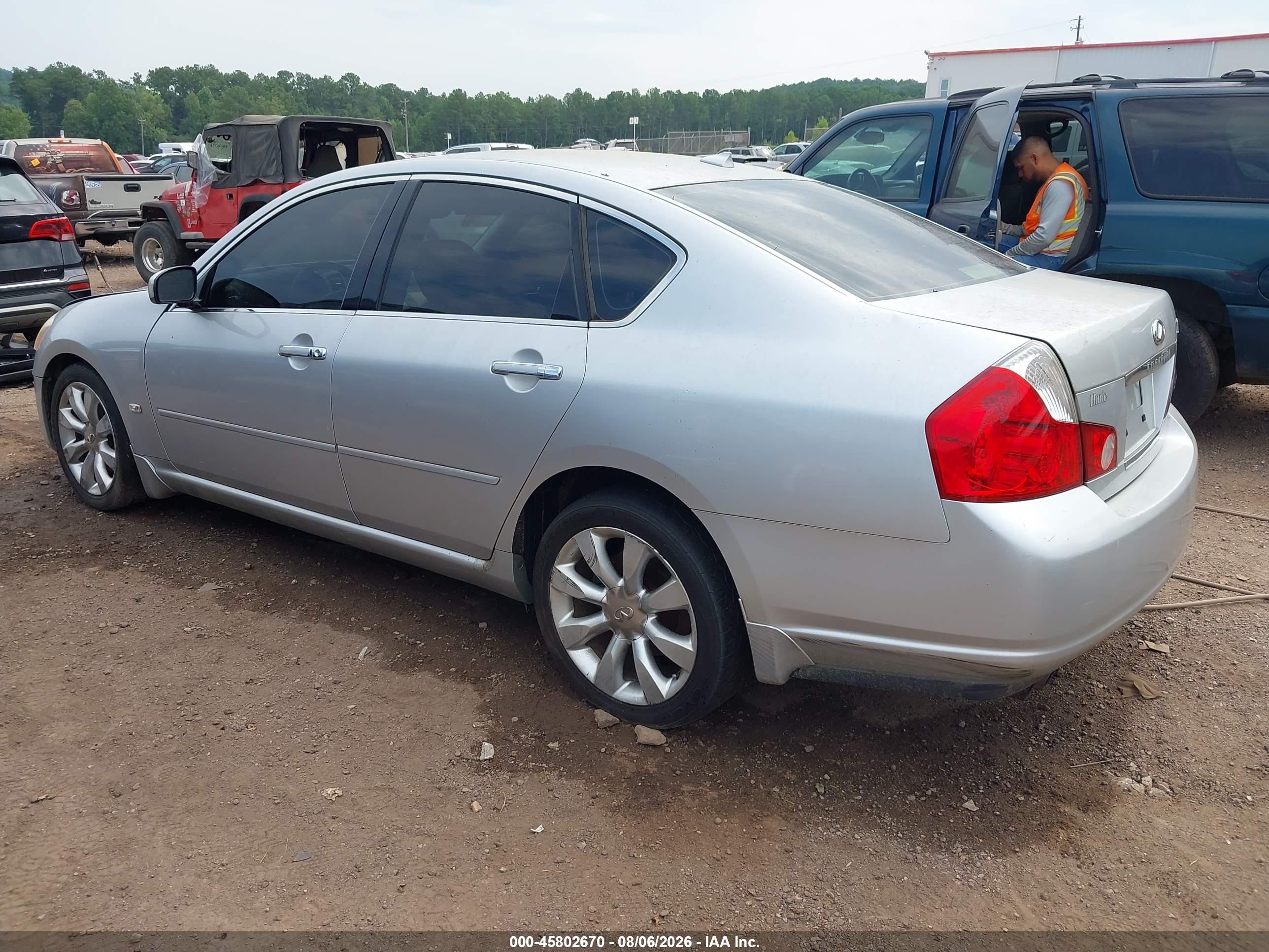 2006 Infiniti M35x   Silver vin: JNKAY01F46M265892